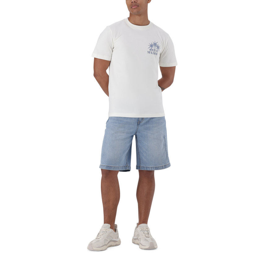 NIZ CREAM CREW NECK T-SHIRT