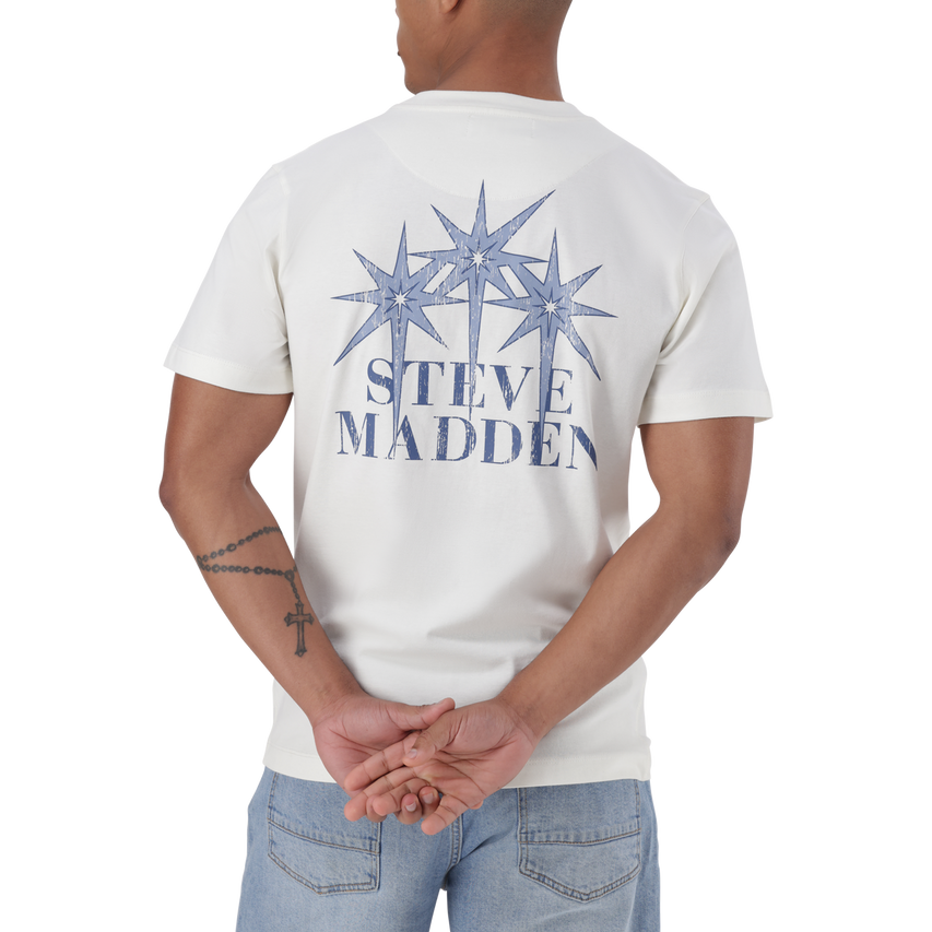 NIZ CREAM CREW NECK T-SHIRT