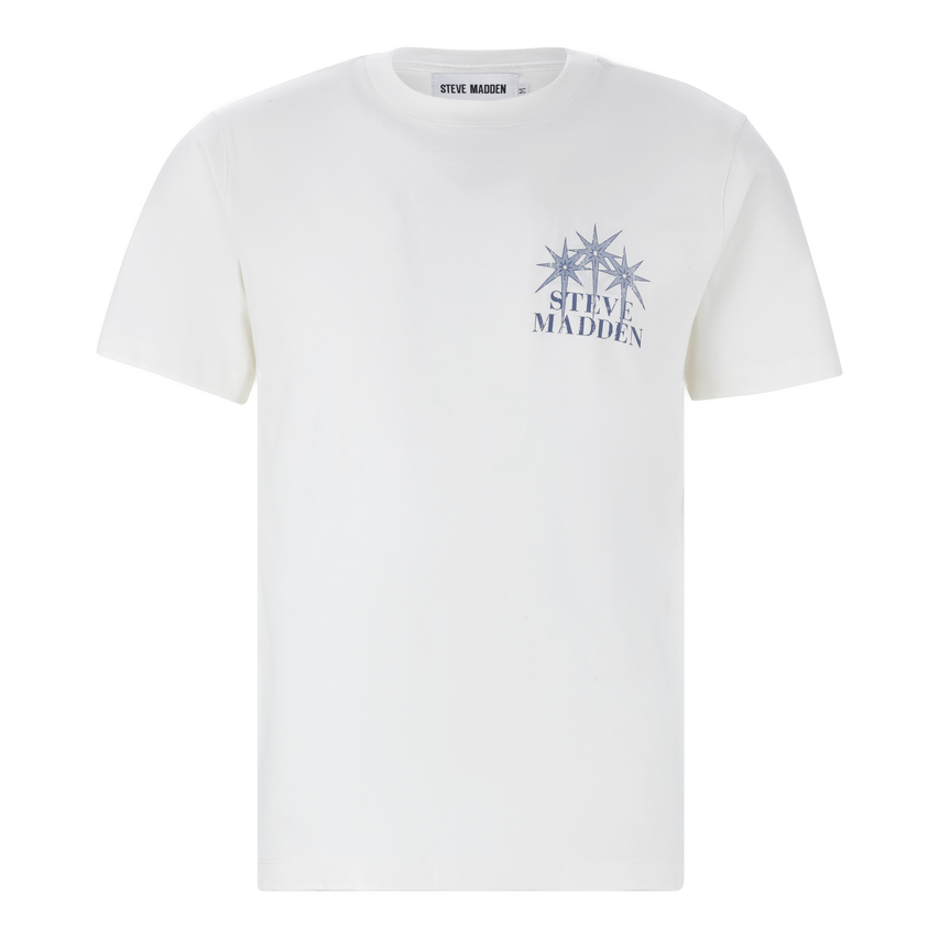 NIZ CREAM CREW NECK T-SHIRT