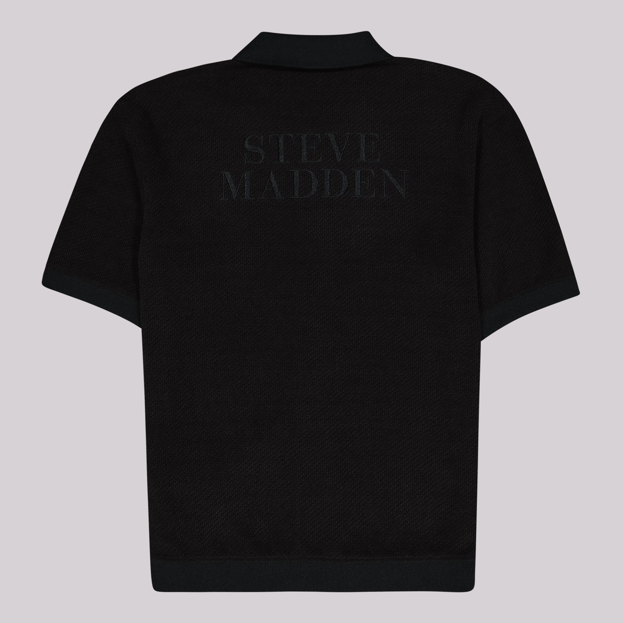 CASSIAN BLACK CROCHET SHIRT - view 8