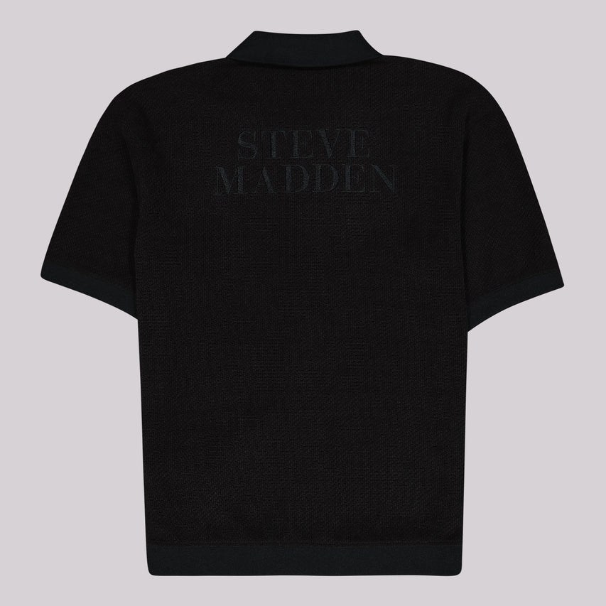 CASSIAN BLACK CROCHET SHIRT - view 8