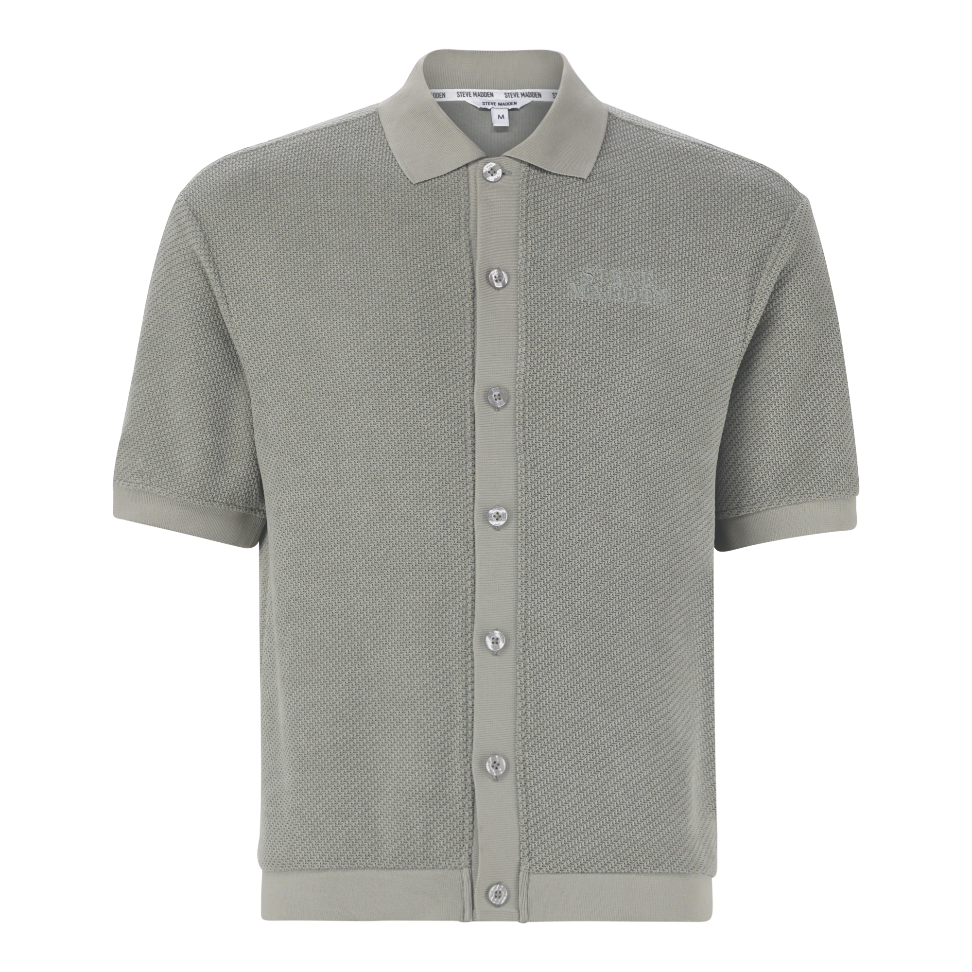 CASSIAN SAGE CROCHET SHIRT