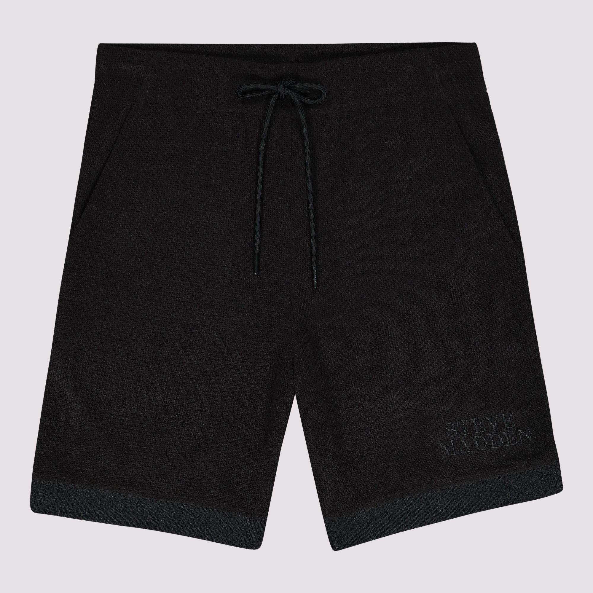 HARVEY BLACK CROCHET SHORTS - view 6