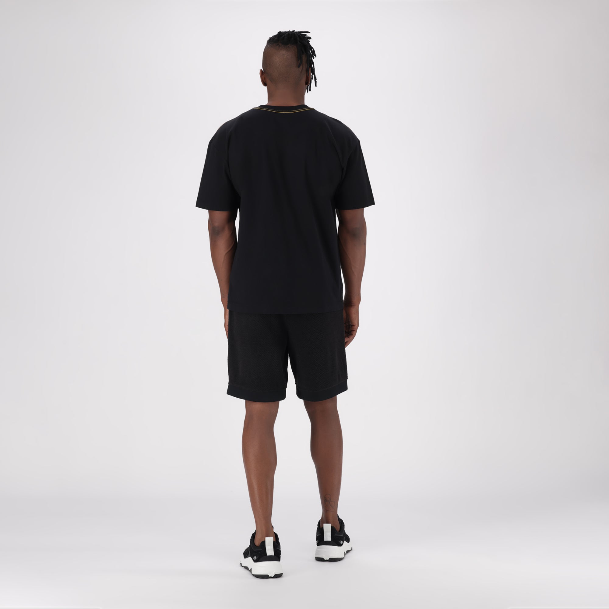 HARVEY BLACK CROCHET SHORTS - view 5