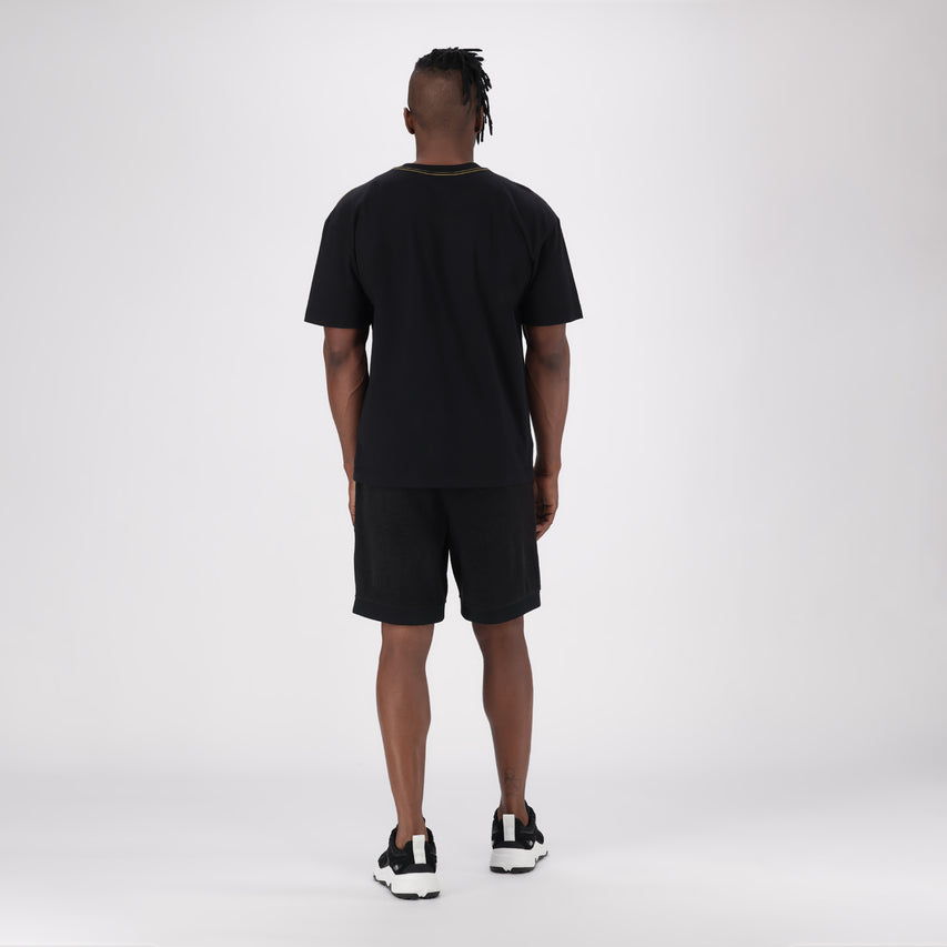 HARVEY BLACK CROCHET SHORTS - view 5