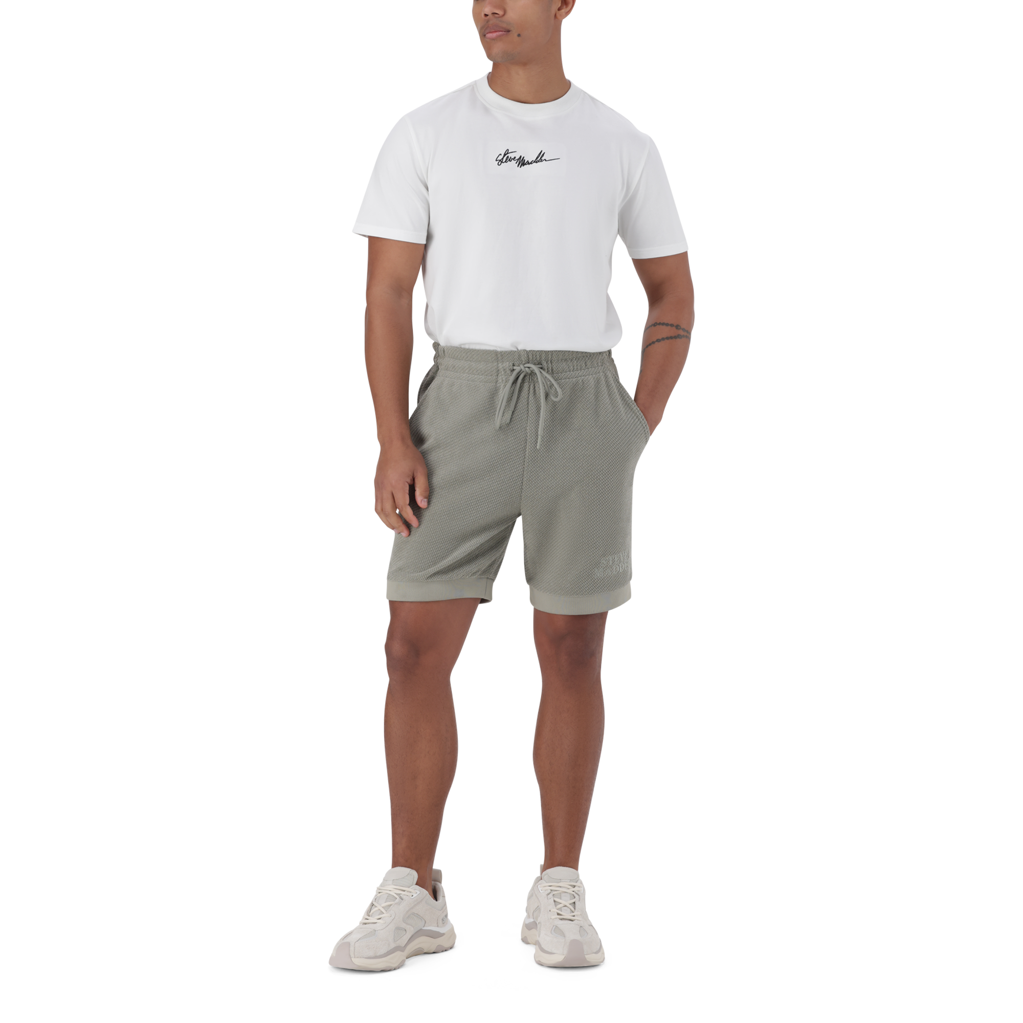 HARVEY SAGE CROCHET SHORTS