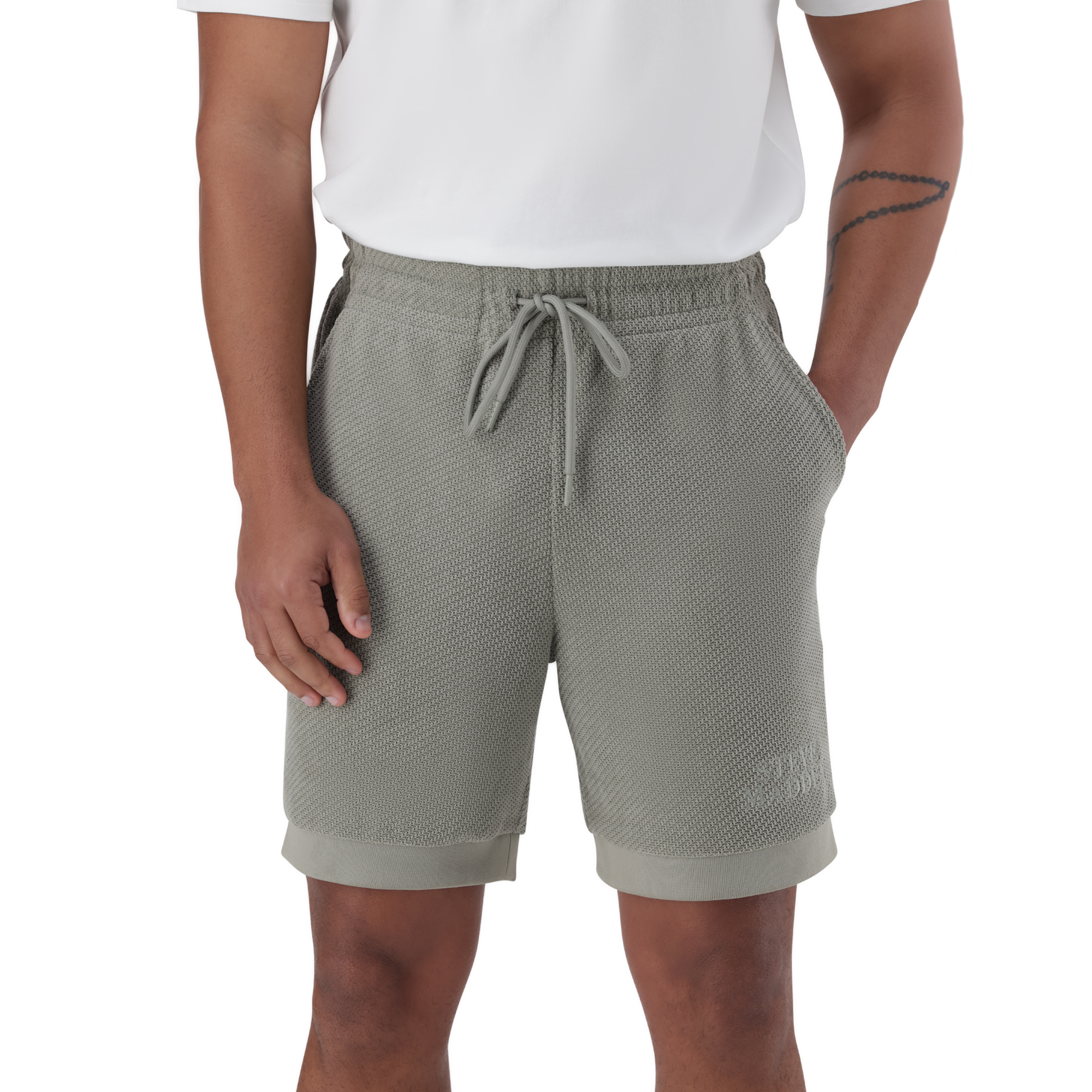 HARVEY SAGE CROCHET SHORTS