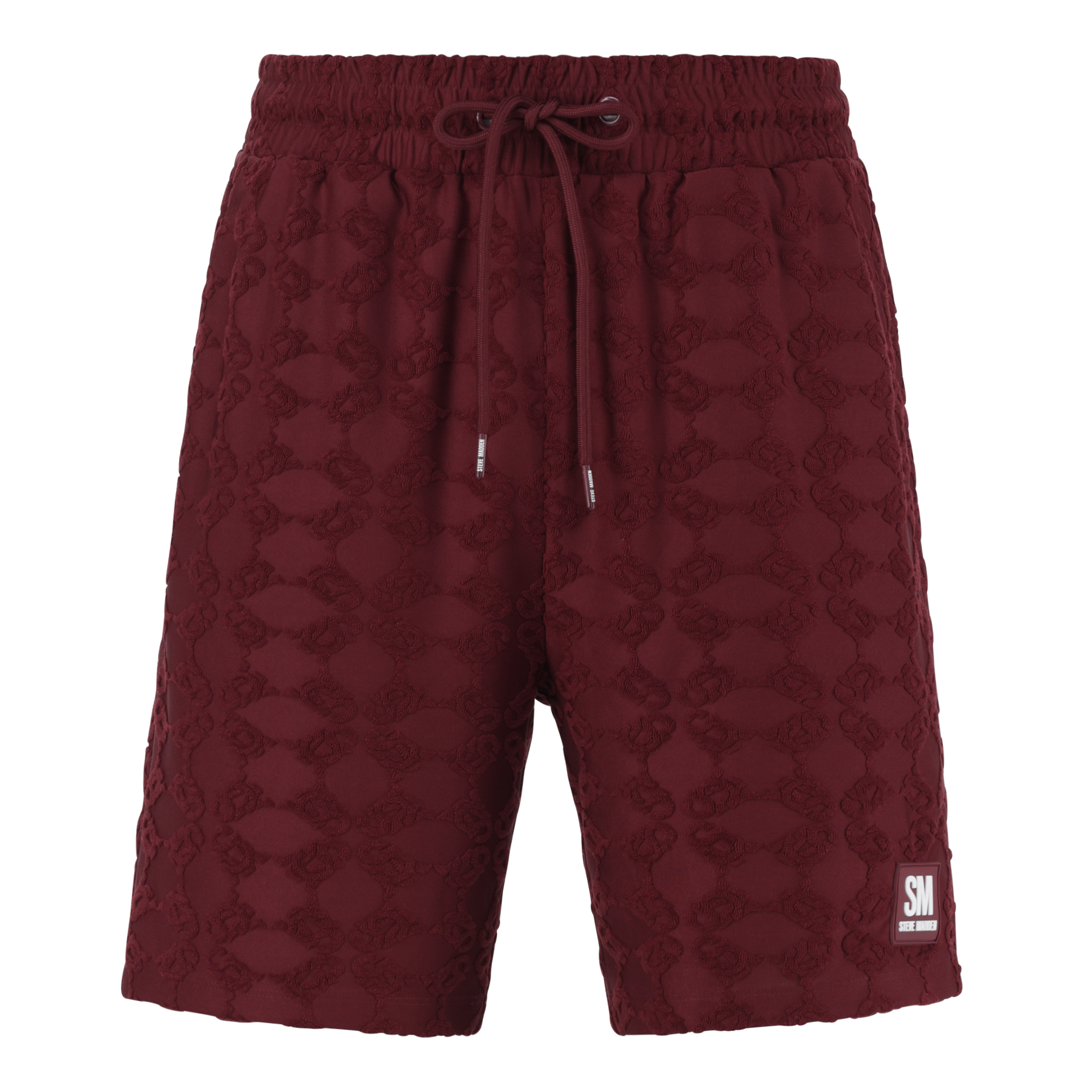 HARRY BURGUNDY EMBOSSED SHORTS