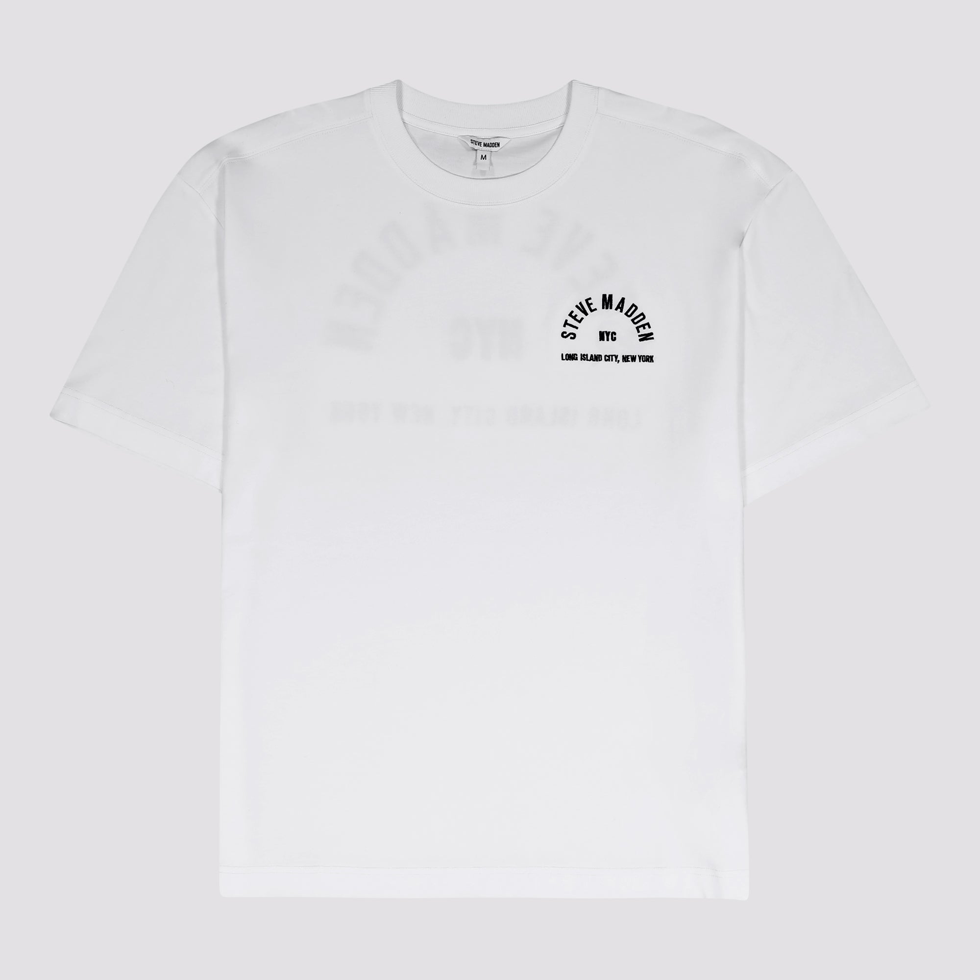 RAYNE WHITE CREW NECK T-SHIRT - view 6