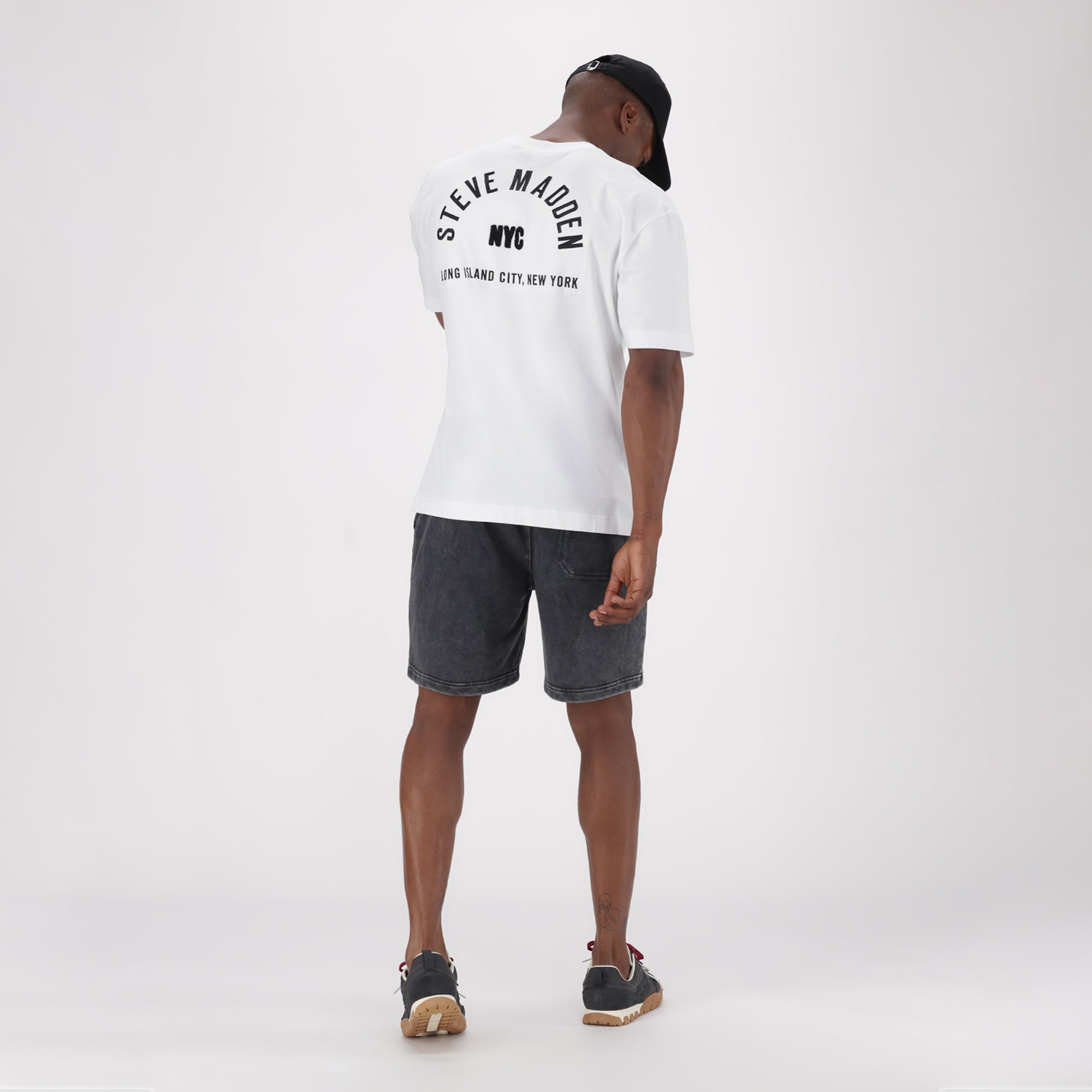 RAYNE WHITE CREW NECK T-SHIRT - view 4