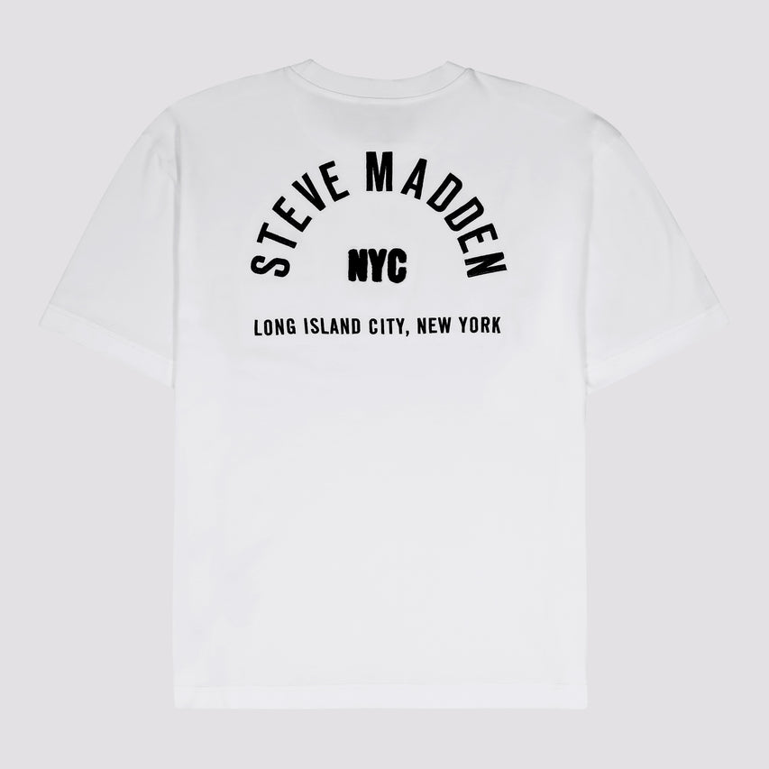 RAYNE WHITE CREW NECK T-SHIRT - view 7
