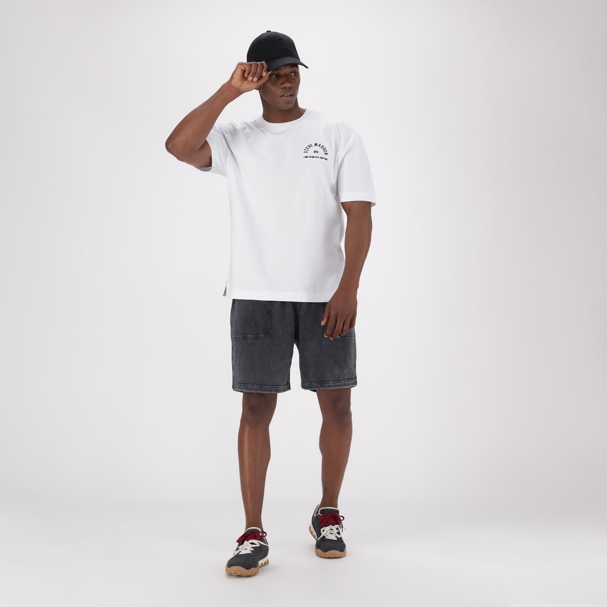 RAYNE WHITE CREW NECK T-SHIRT - view 2