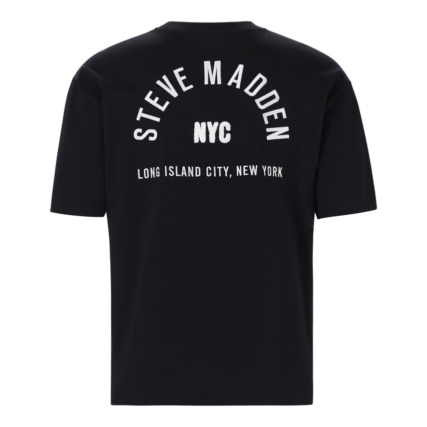 RAYNE BLACK CREW NECK T-SHIRT