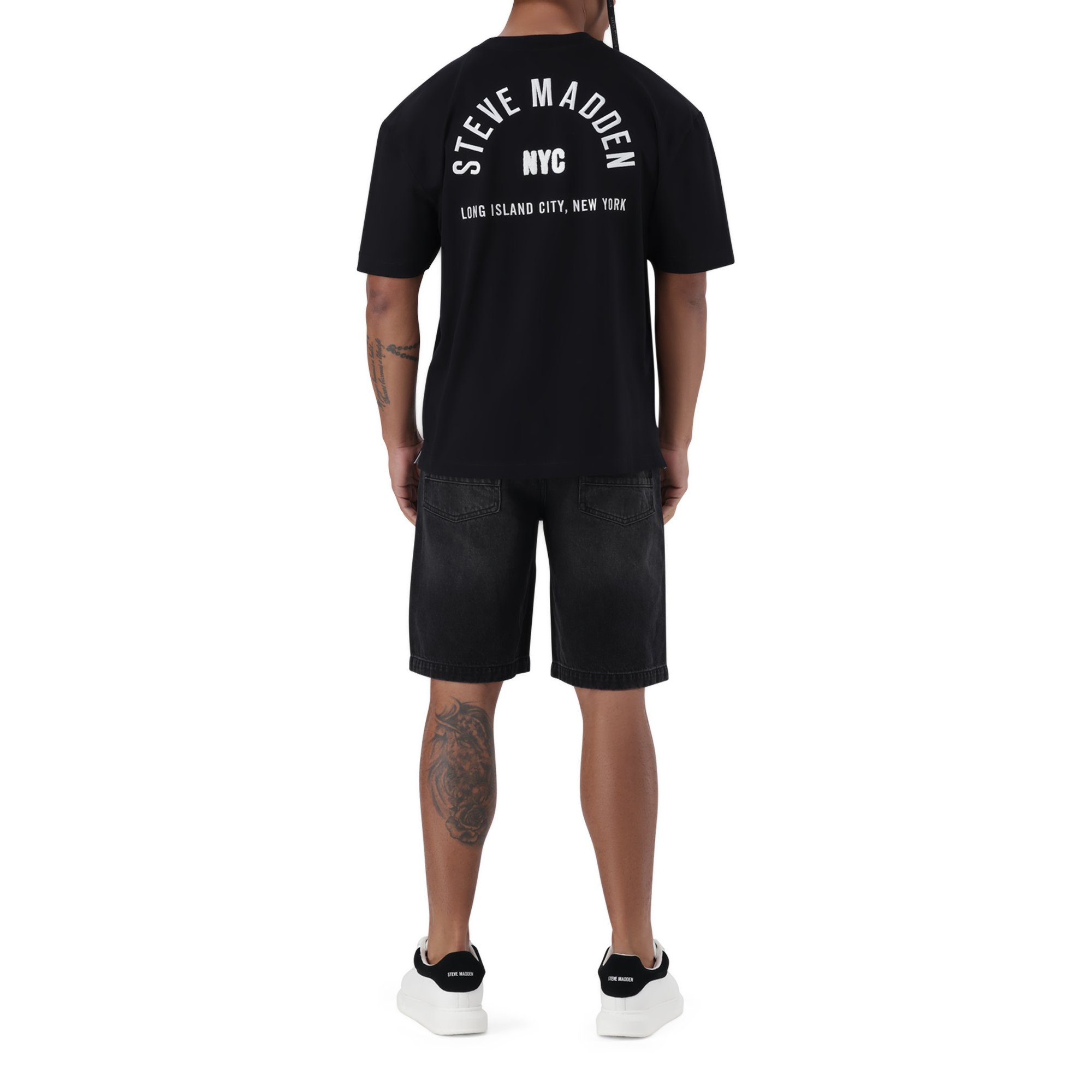 RAYNE BLACK CREW NECK T-SHIRT