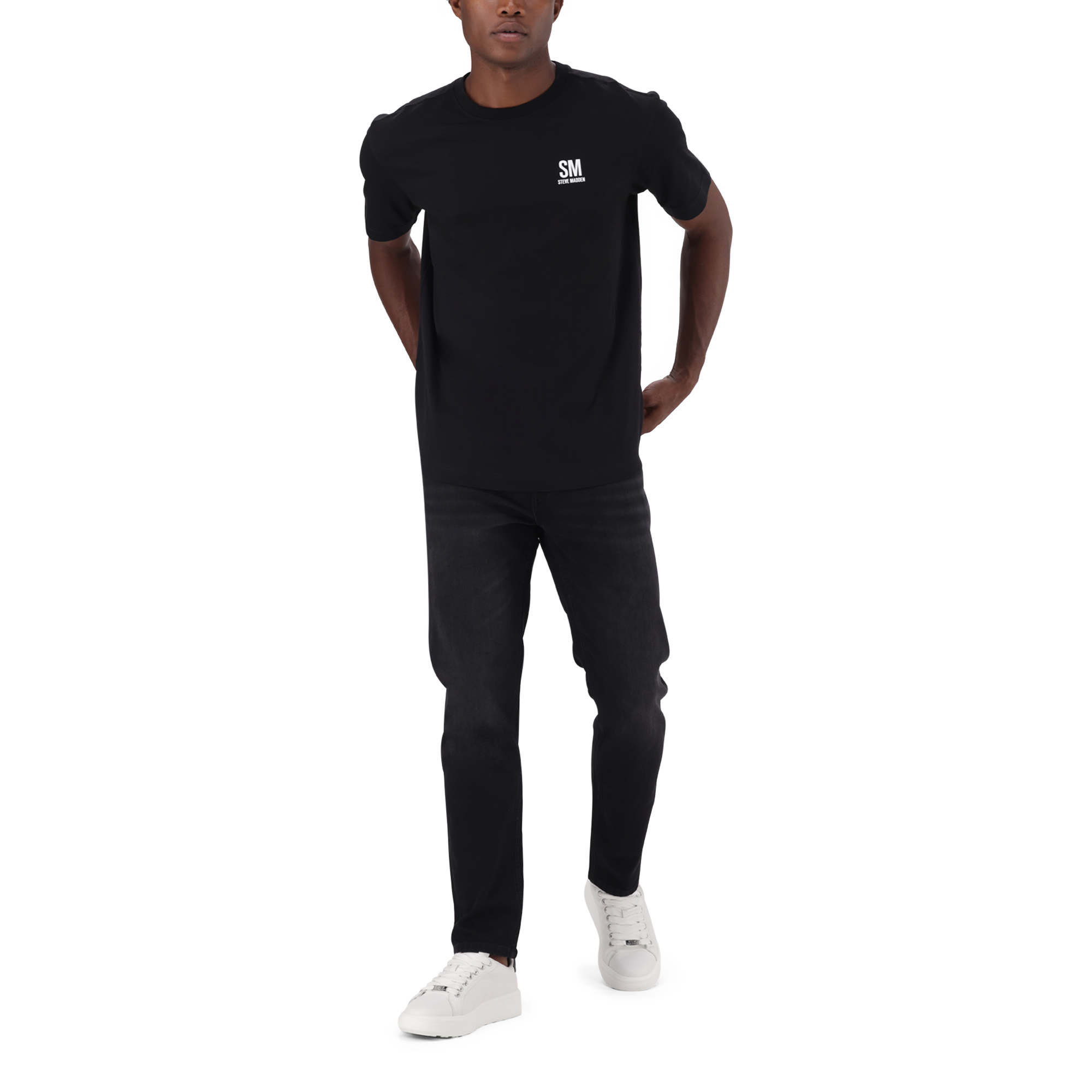 BAZ BLACK BOXY T-SHIRT - view 4