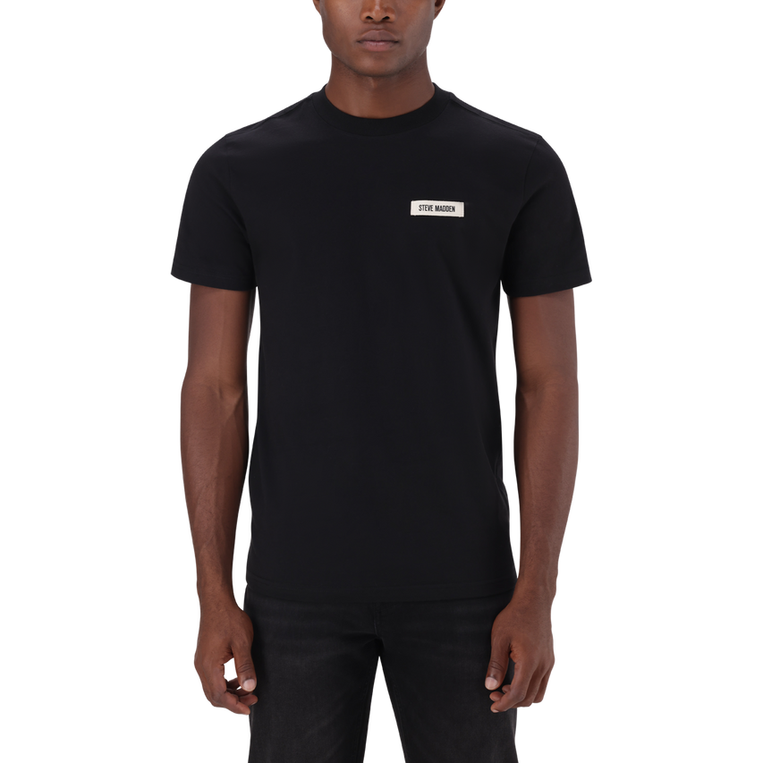 JENS BLACK REGULAR T-SHIRT - view 2