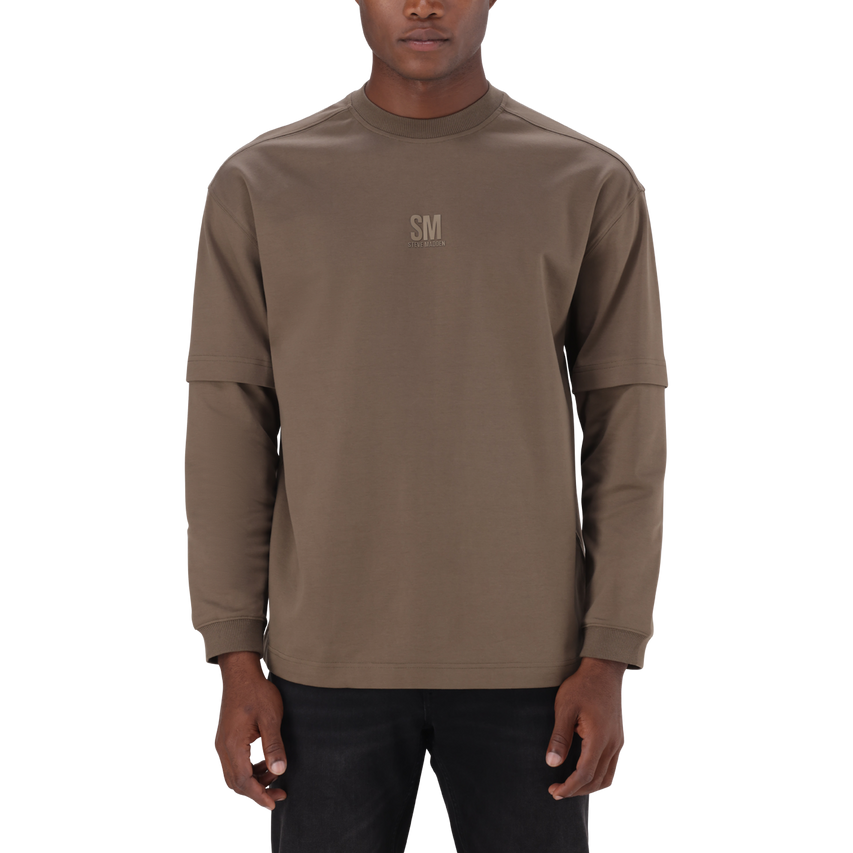 LOKI STONE GREY LONGSLEEVE T-SHIRT - view 3