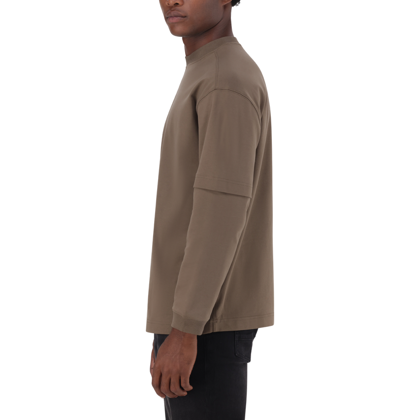 LOKI STONE GREY LONGSLEEVE T-SHIRT - view 4