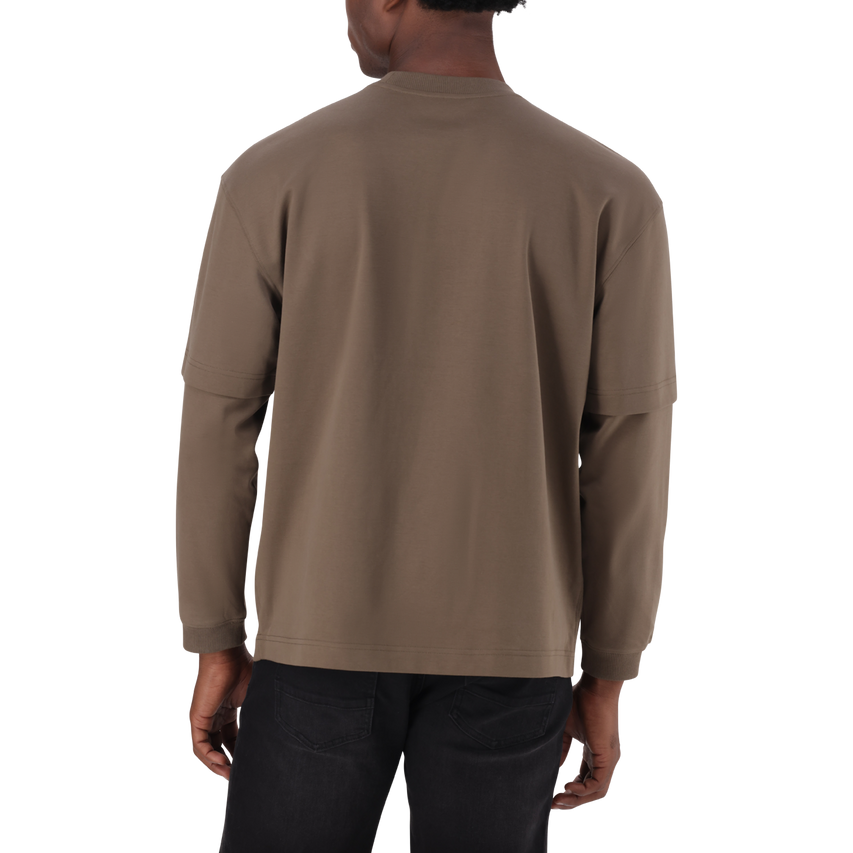 LOKI STONE GREY LONGSLEEVE T-SHIRT - view 5