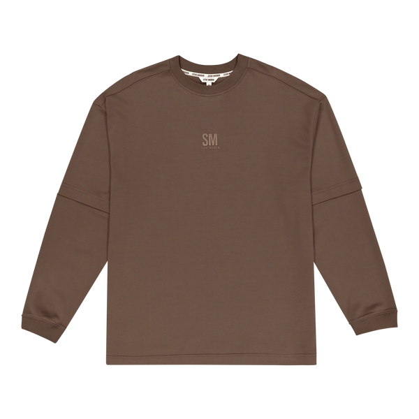 トップス stone  long t-shirt LOKI STONE GREY LONGSLEEVE T-SHIRT – Steve Madden South Africa