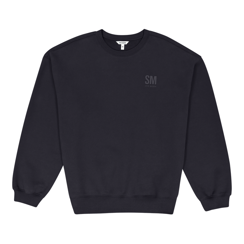 REIGN CHARCOAL RELAXED CREW NECK SWEAT