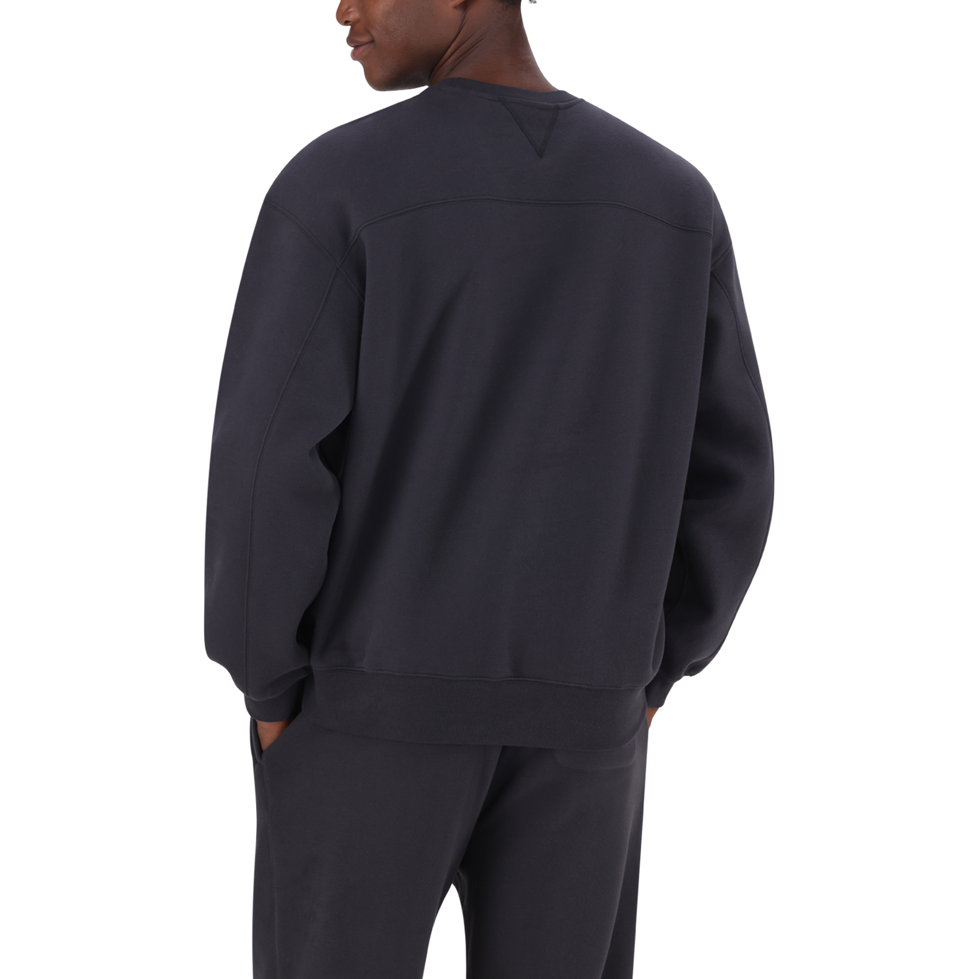 REIGN CHARCOAL RELAXED CREW NECK SWEAT - view 6