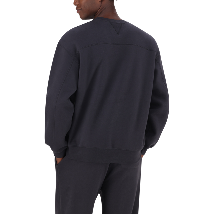 REIGN CHARCOAL RELAXED CREW NECK SWEAT - view 6