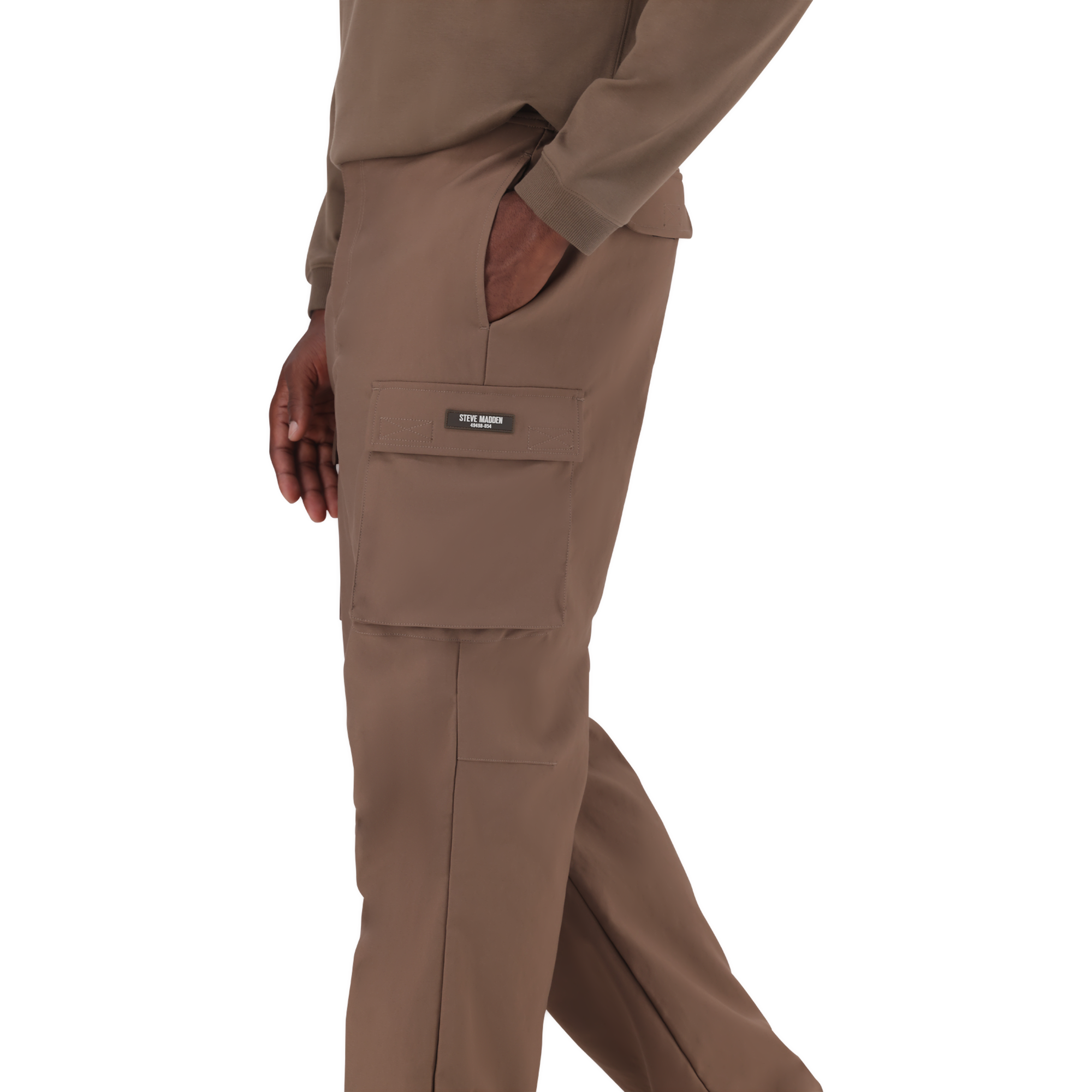 CAIRO STONE GREY CARGO PANTS - view 3
