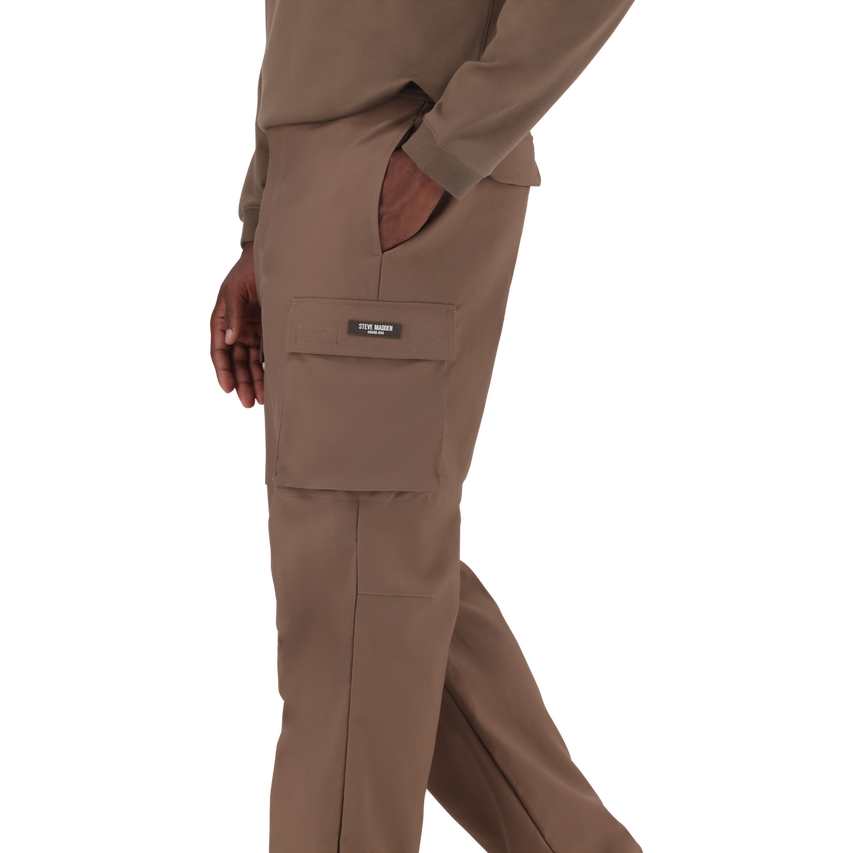 CAIRO STONE GREY CARGO PANTS - view 3