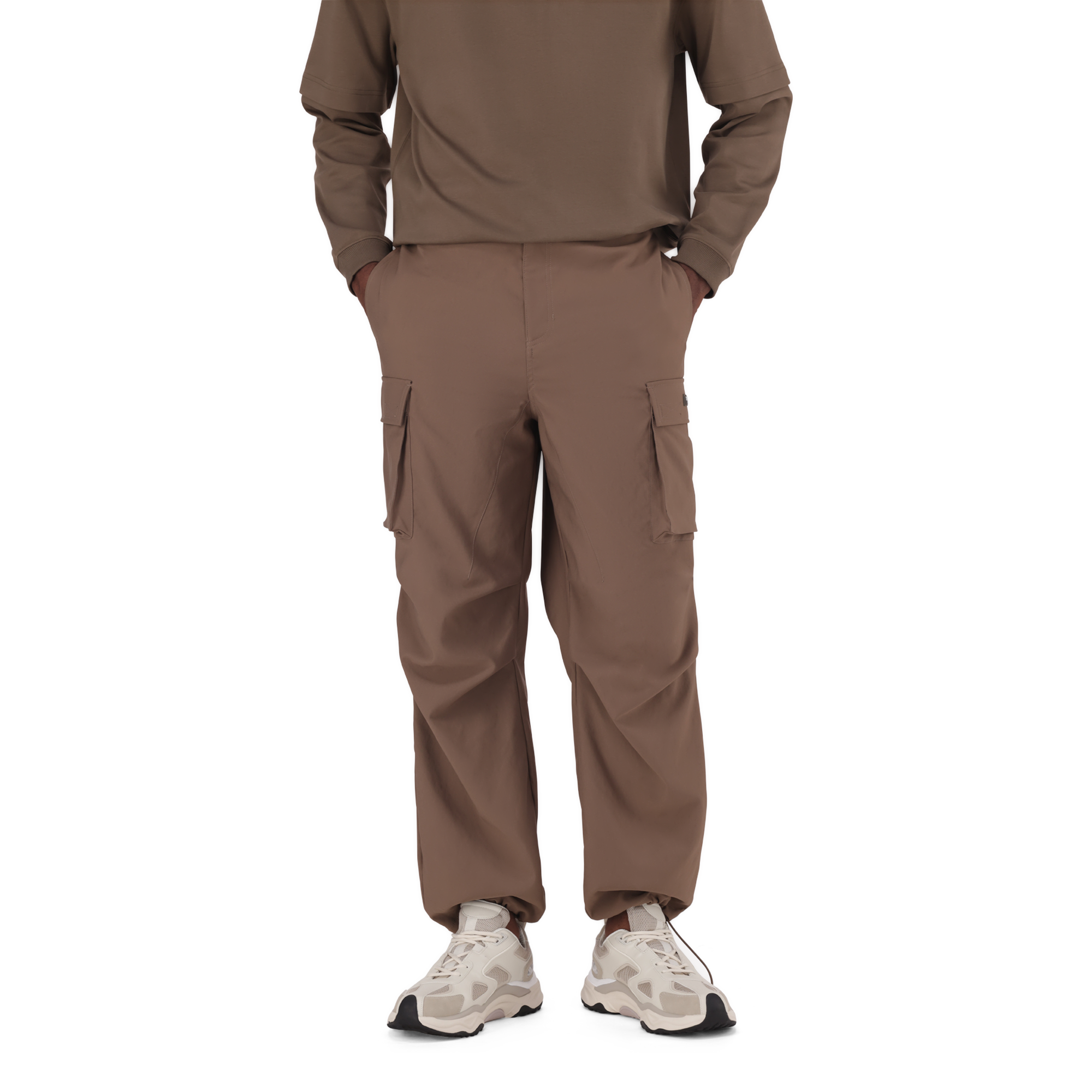 CAIRO STONE GREY CARGO PANTS - view 2