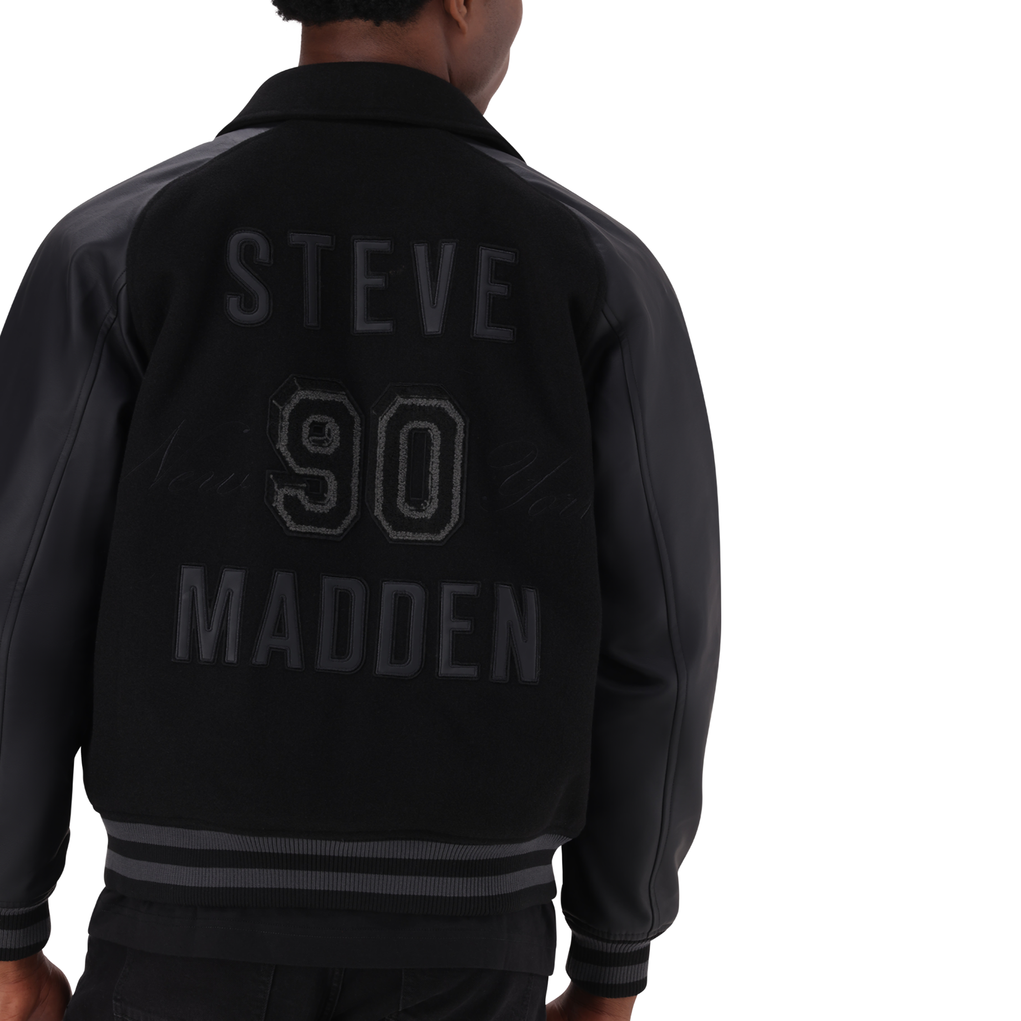 BRIGGS BLACK BASEBALL JACKET - view 7