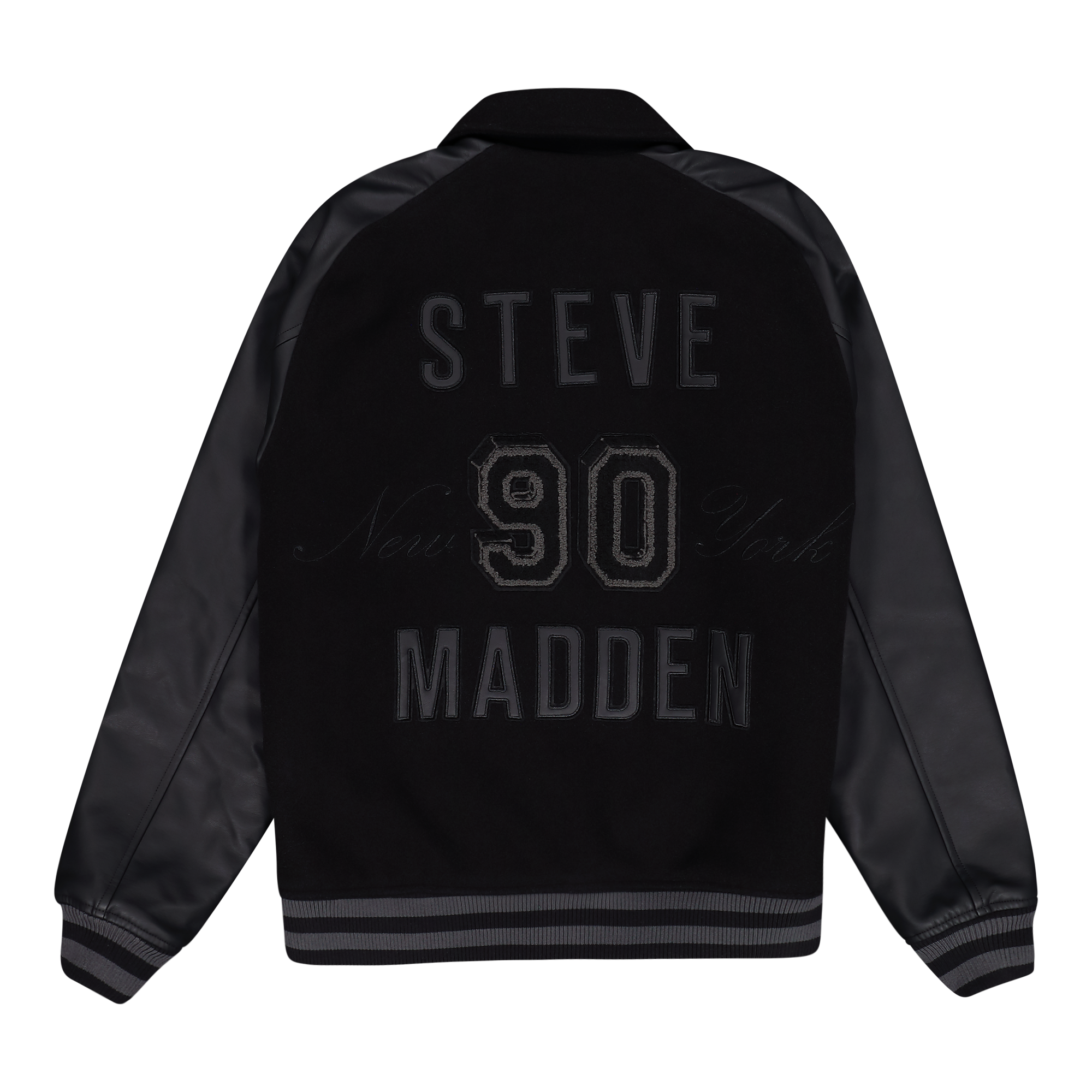 BRIGGS BLACK BASEBALL JACKET - view 8