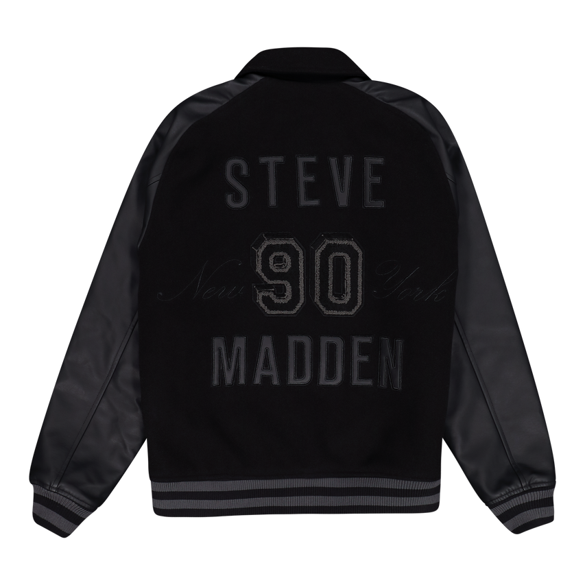 BRIGGS BLACK BASEBALL JACKET - view 8