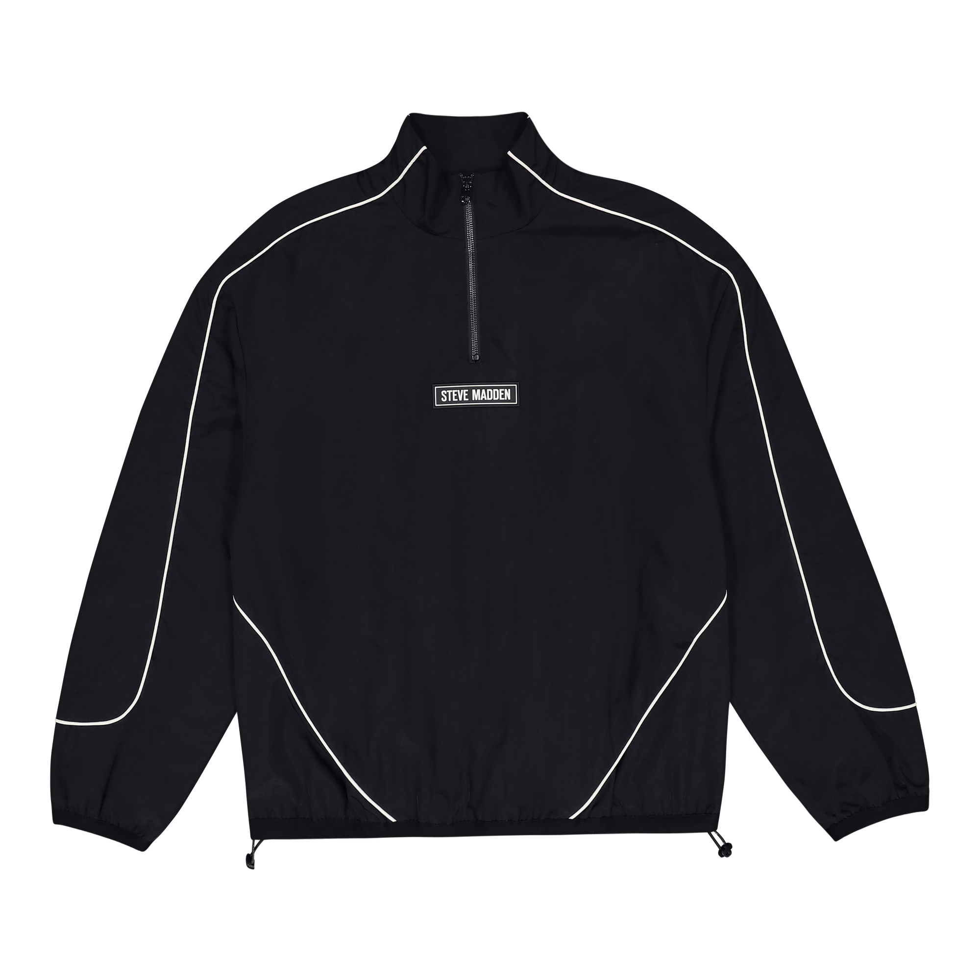 PLATO BLACK WHITE PIPING TRACK TOP