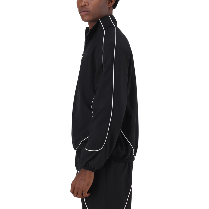 PLATO BLACK WHITE PIPING TRACK TOP - view 5