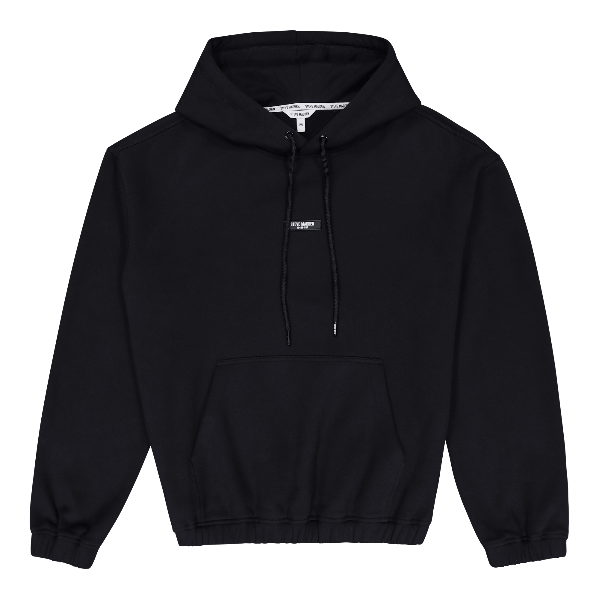 RORY BLACK RELAXED FIT HOODY
