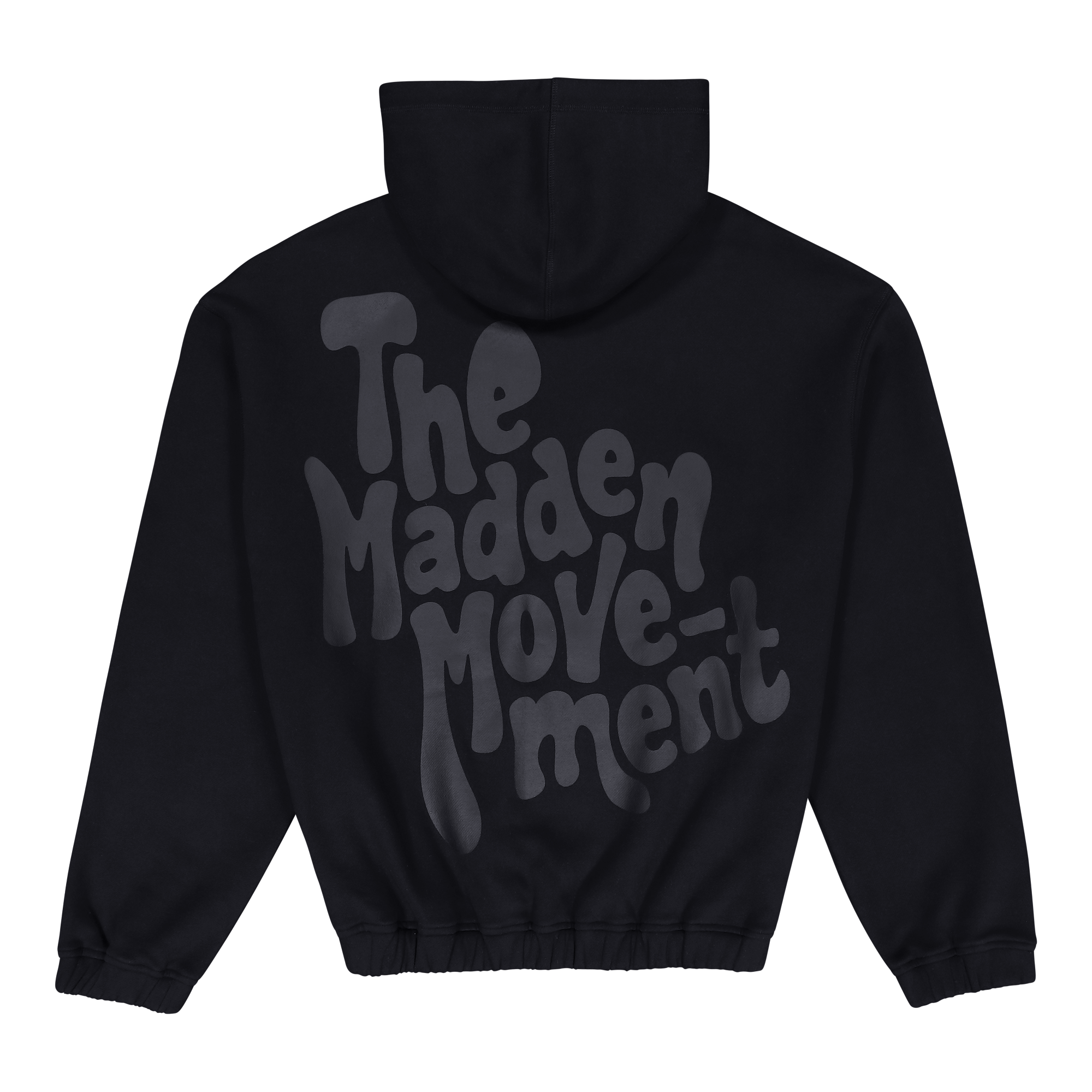 RORY BLACK RELAXED FIT HOODY - view 2