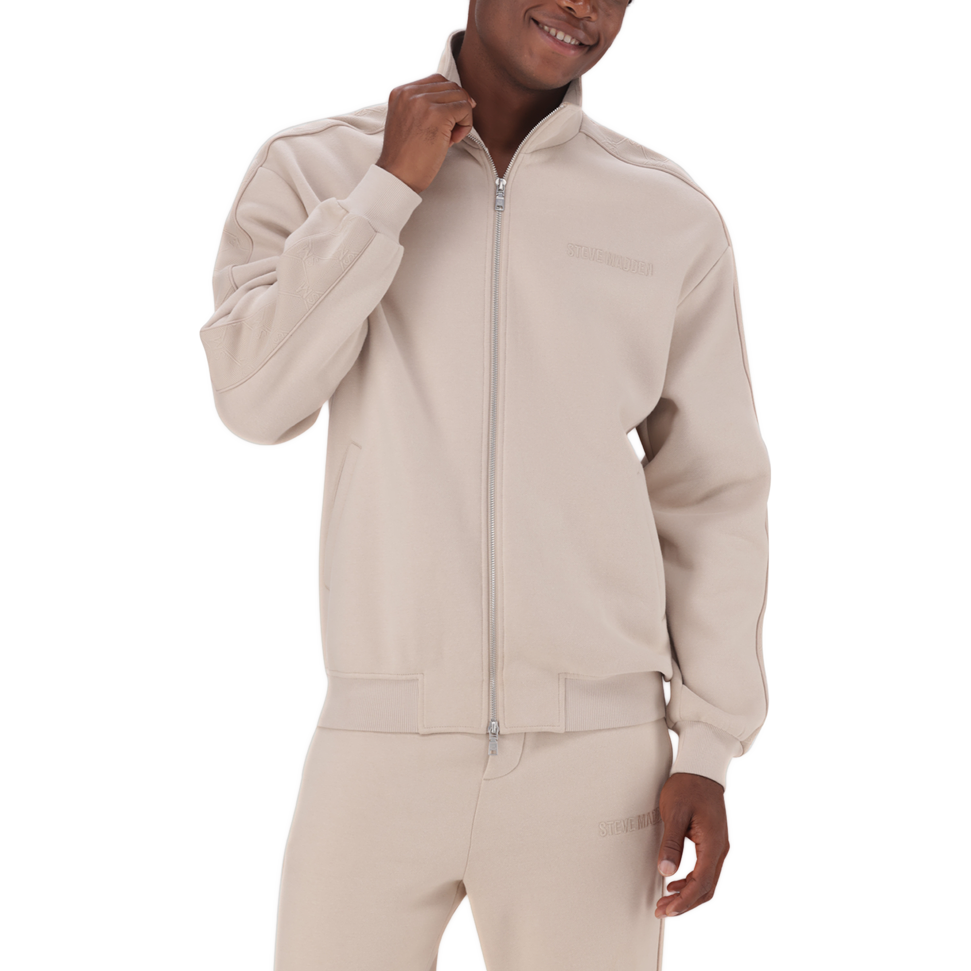 DASH STONE EMBOSSED TRACK TOP - view 3