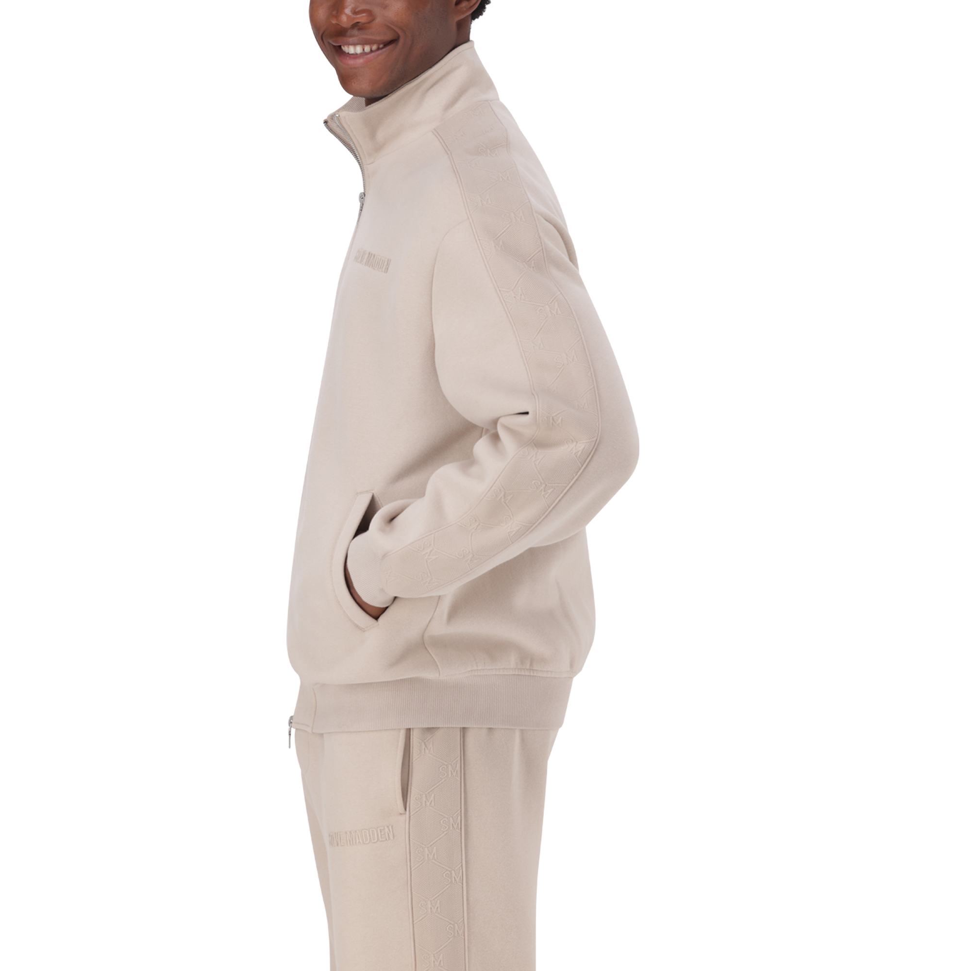DASH STONE EMBOSSED TRACK TOP - view 4