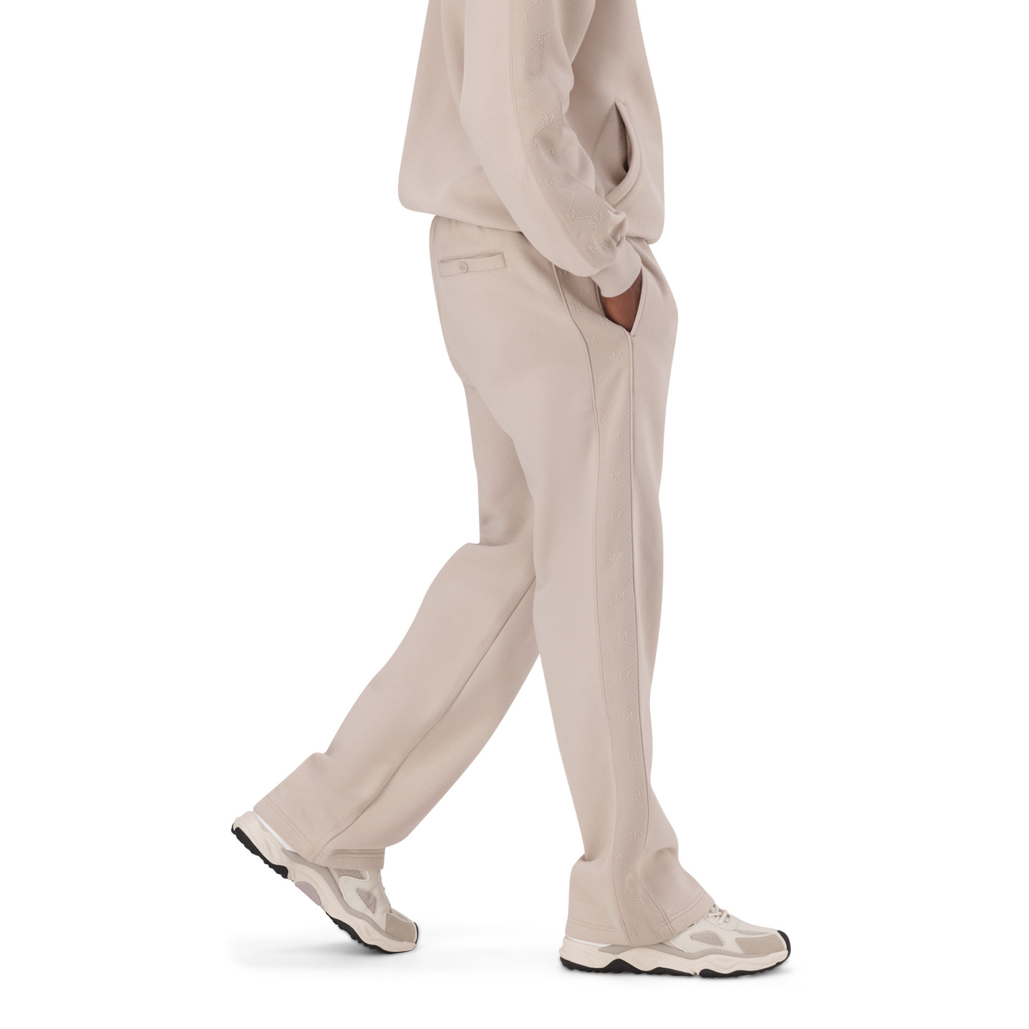 EZRA STONE EMBOSSED JOGGER - view 5