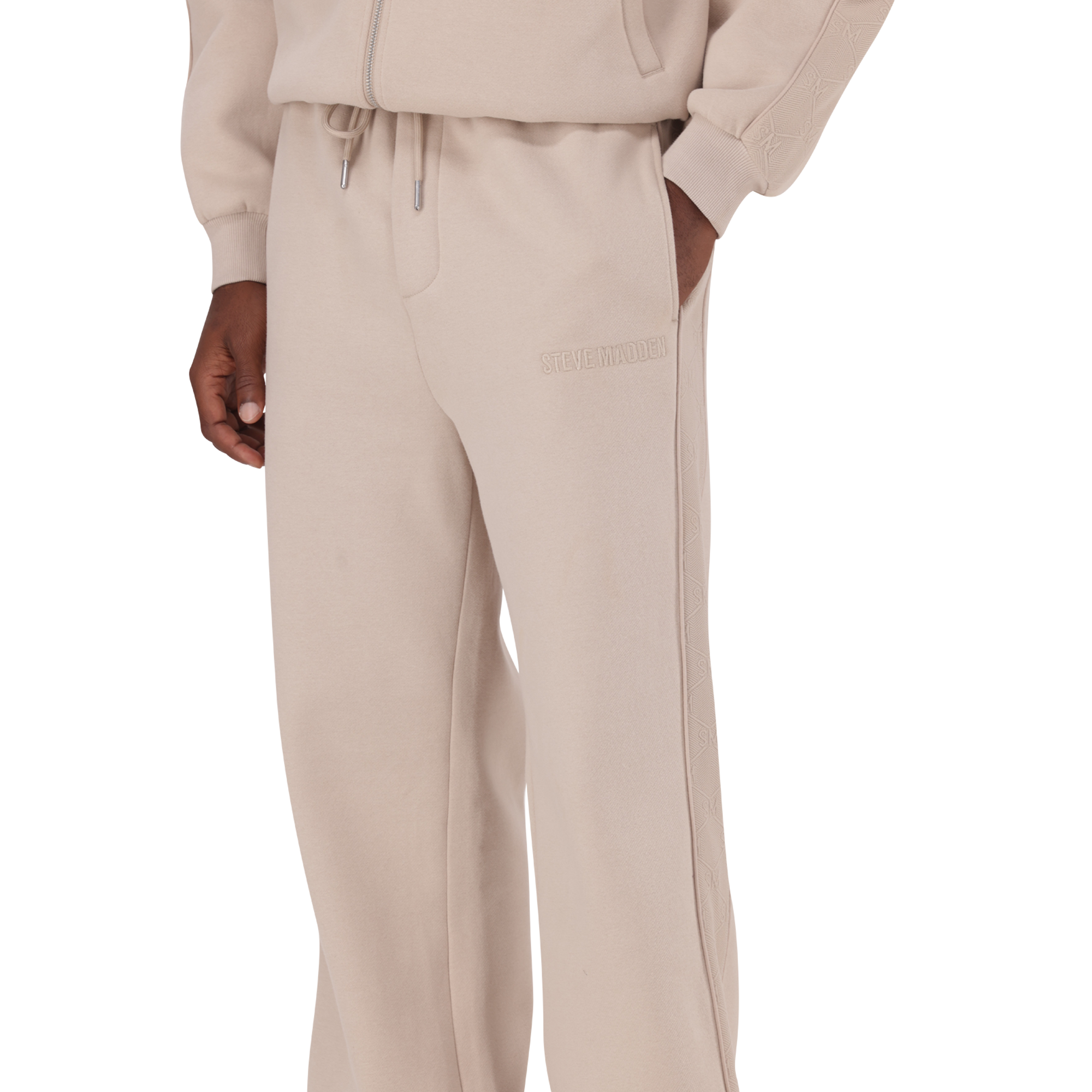 EZRA STONE EMBOSSED JOGGER - view 4