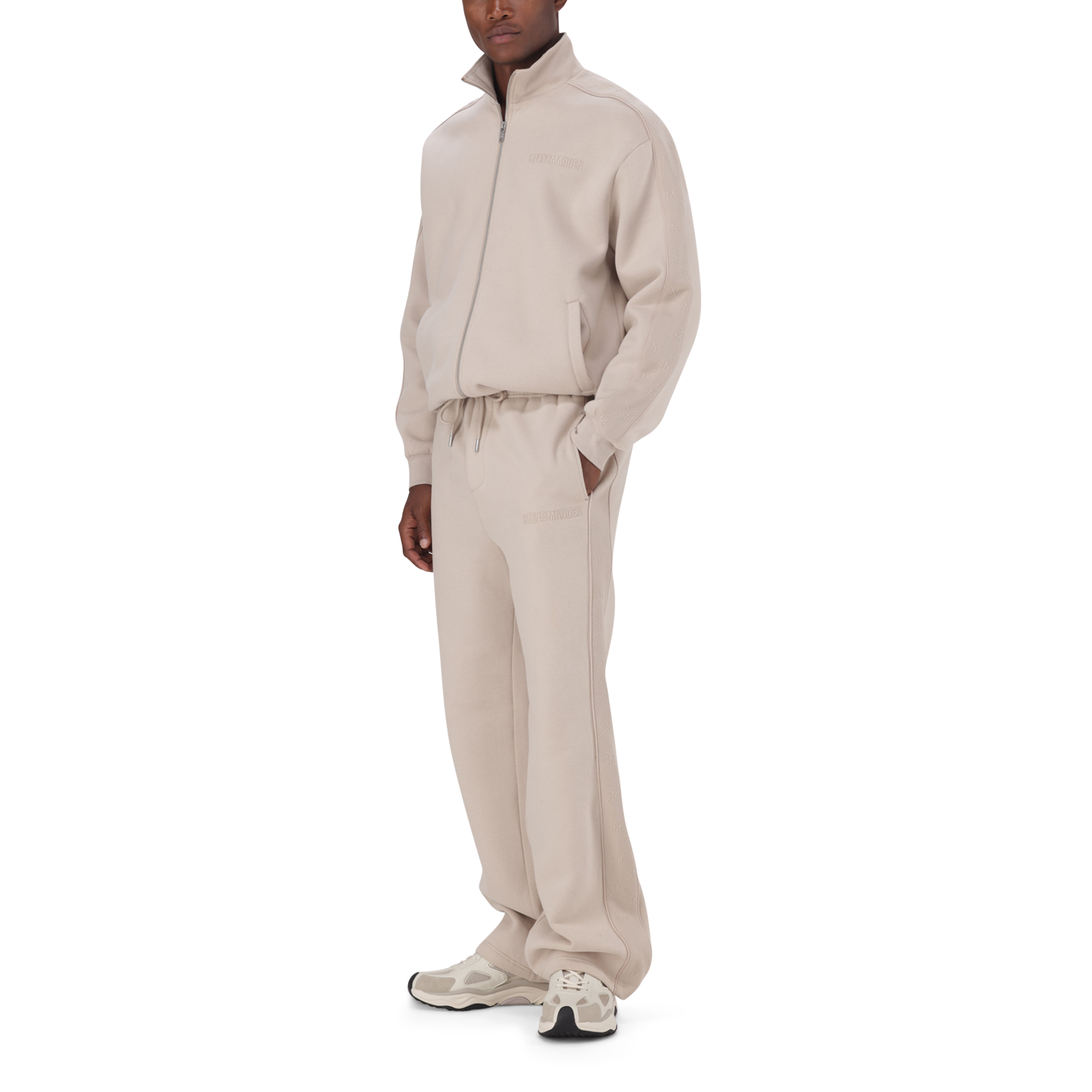 EZRA STONE EMBOSSED JOGGER - view 3