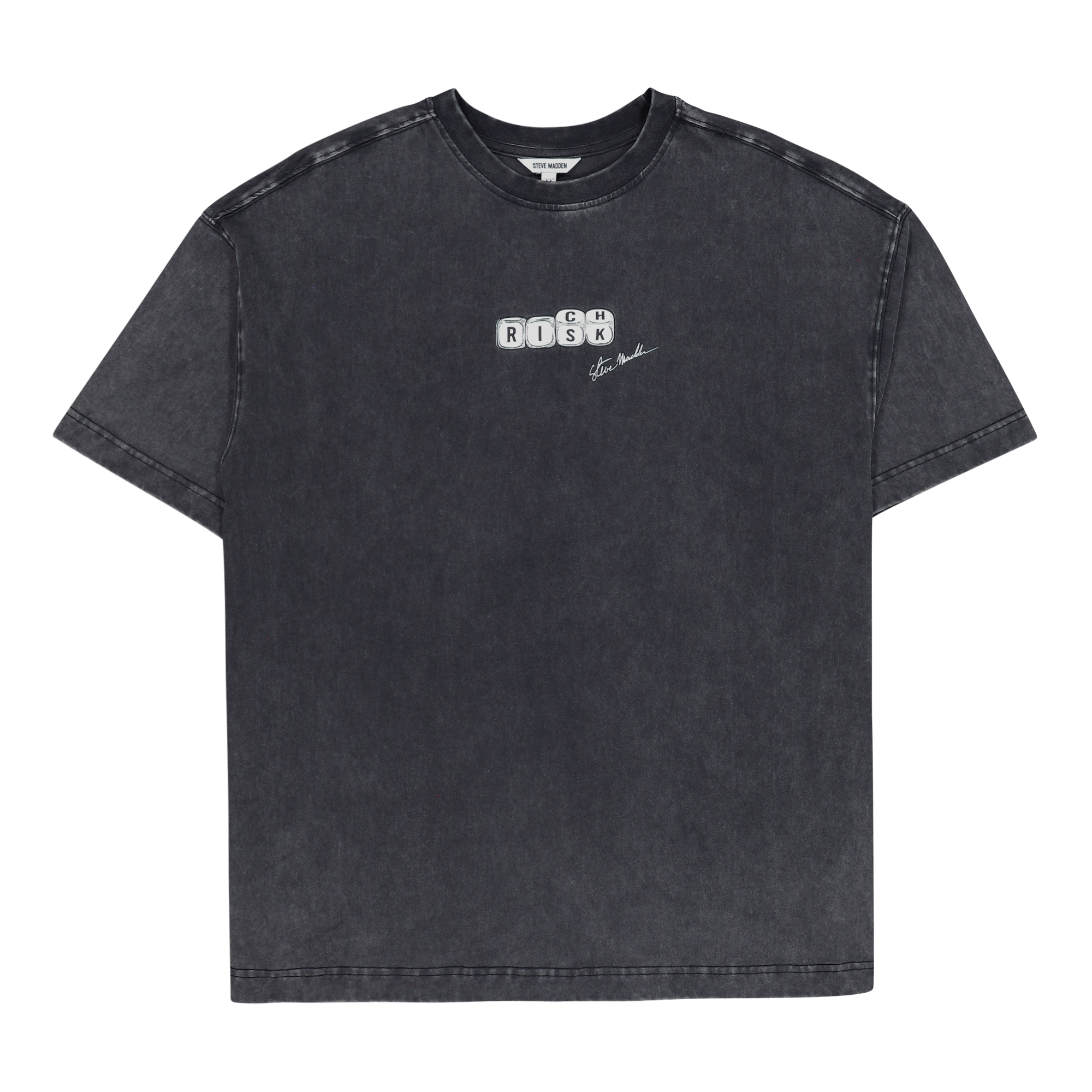 DALLAS BLACK WASH OVERSIZED T-SHIRT