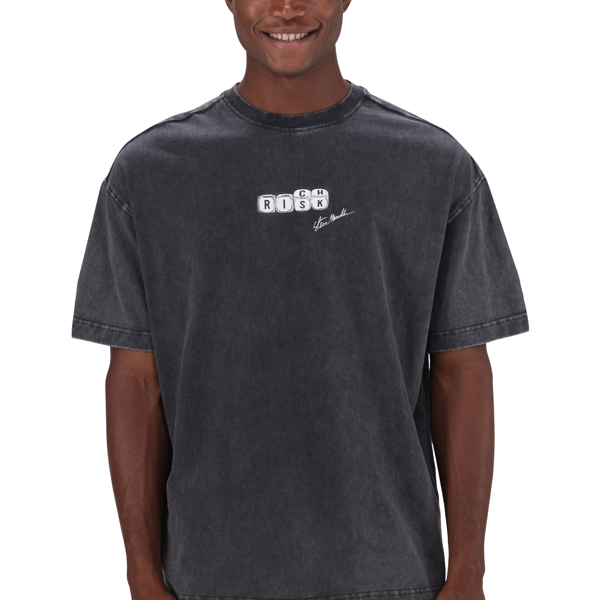 DALLAS BLACK WASH OVERSIZED T-SHIRT – Steve Madden South Africa