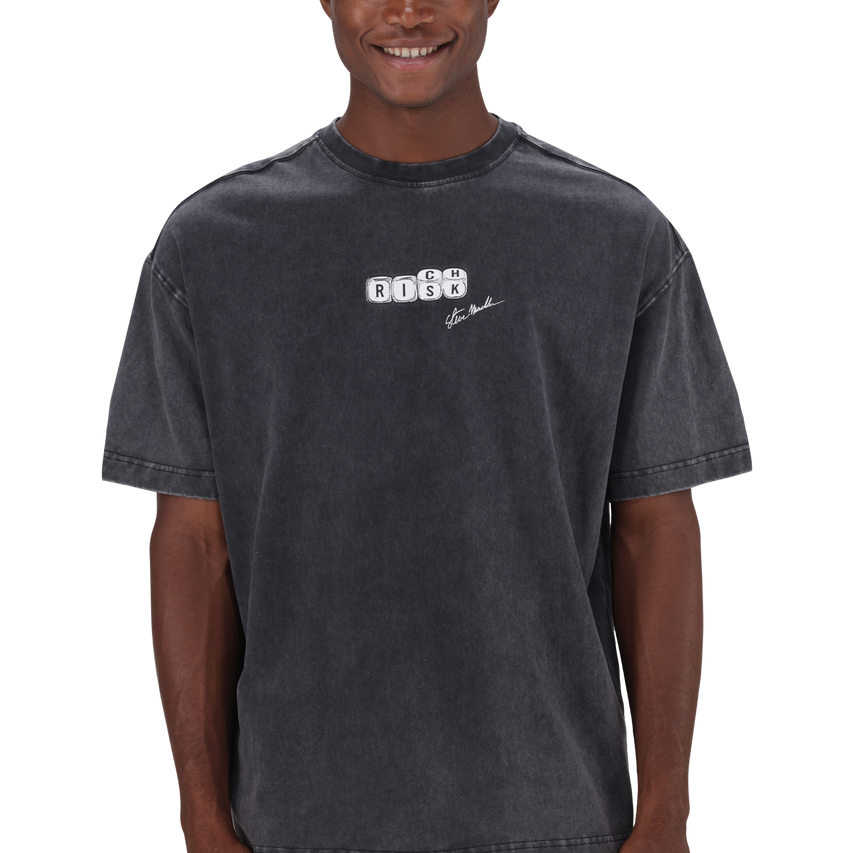 DALLAS BLACK WASH OVERSIZED T-SHIRT - view 3