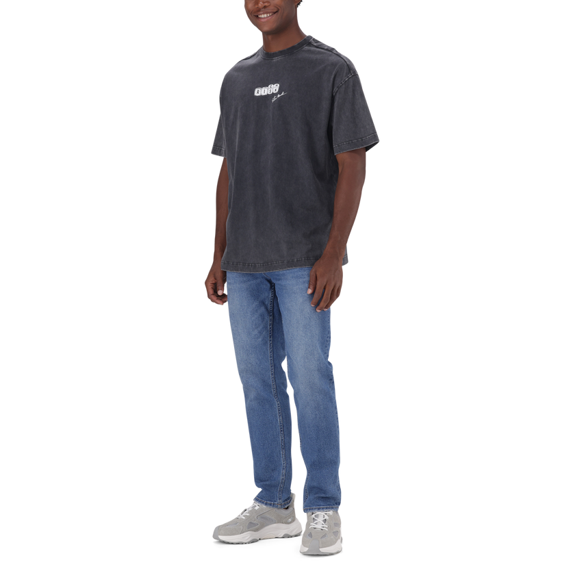 DALLAS BLACK WASH OVERSIZED T-SHIRT - view 4