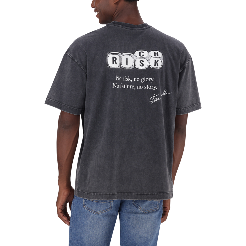 DALLAS BLACK WASH OVERSIZED T-SHIRT - view 6