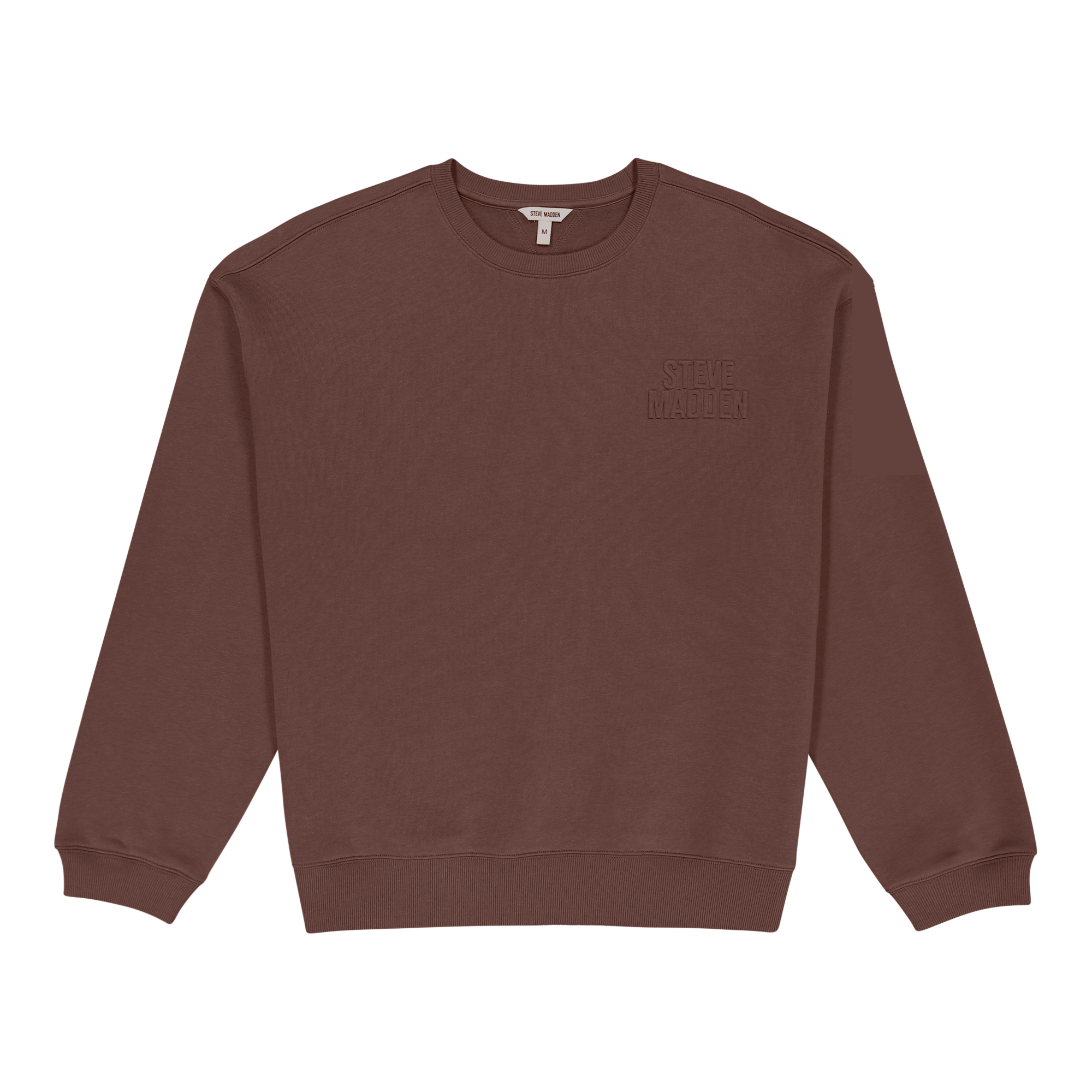 ROME BROWN/CHOCOLATE RELAXED CREW NECK SWEAT