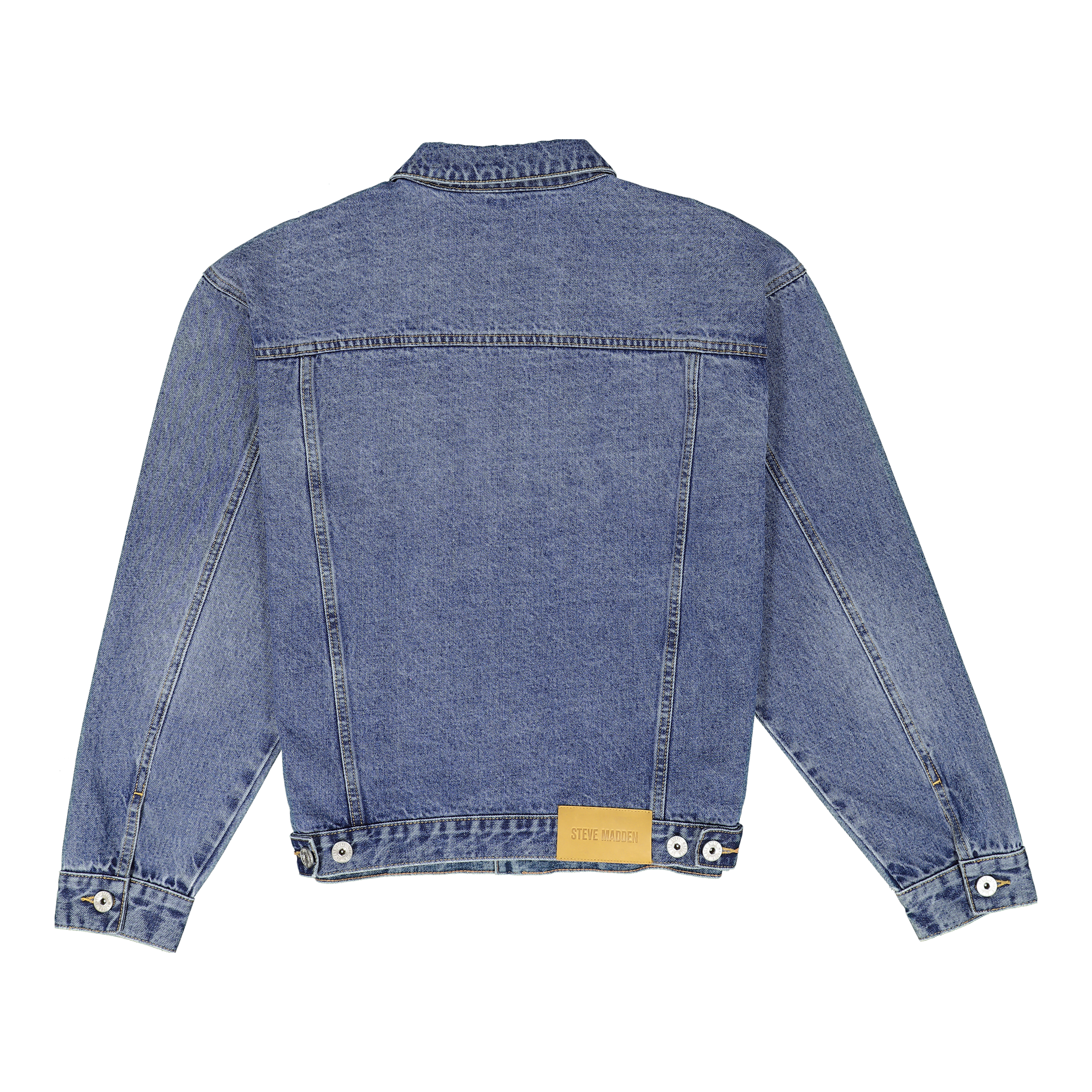 DODGE MID BLUE  DENIM TRUCKER JACKET - view 6