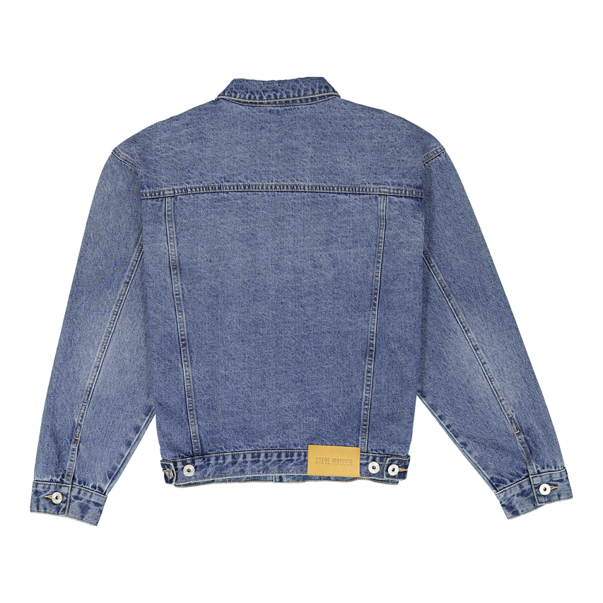 DODGE MID BLUE  DENIM TRUCKER JACKET - view 6